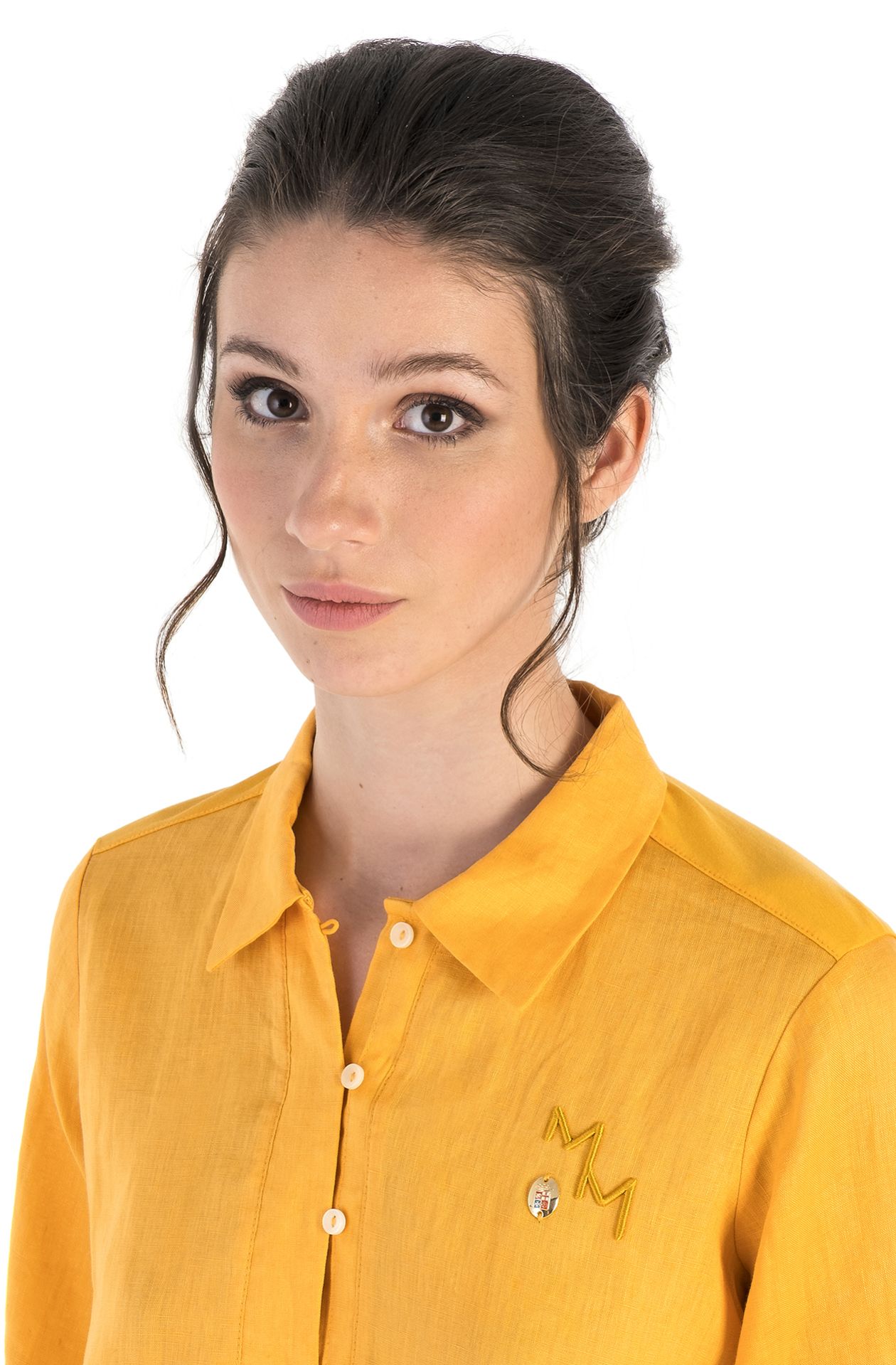 LINEN HALF SLEEVE POLO SHIRT
