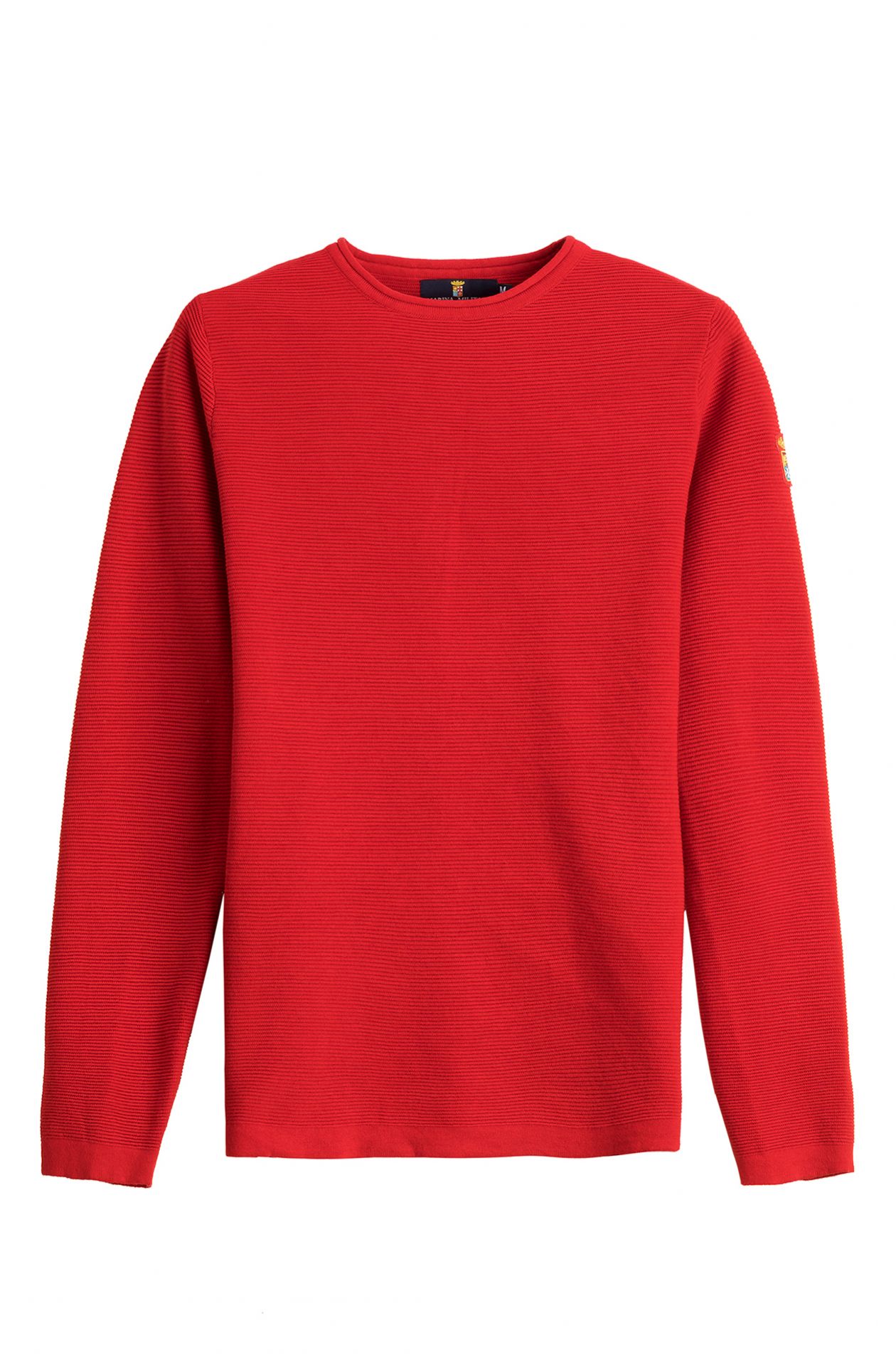 Maglia in puro cotone ottoman Marina Militare Sportswear