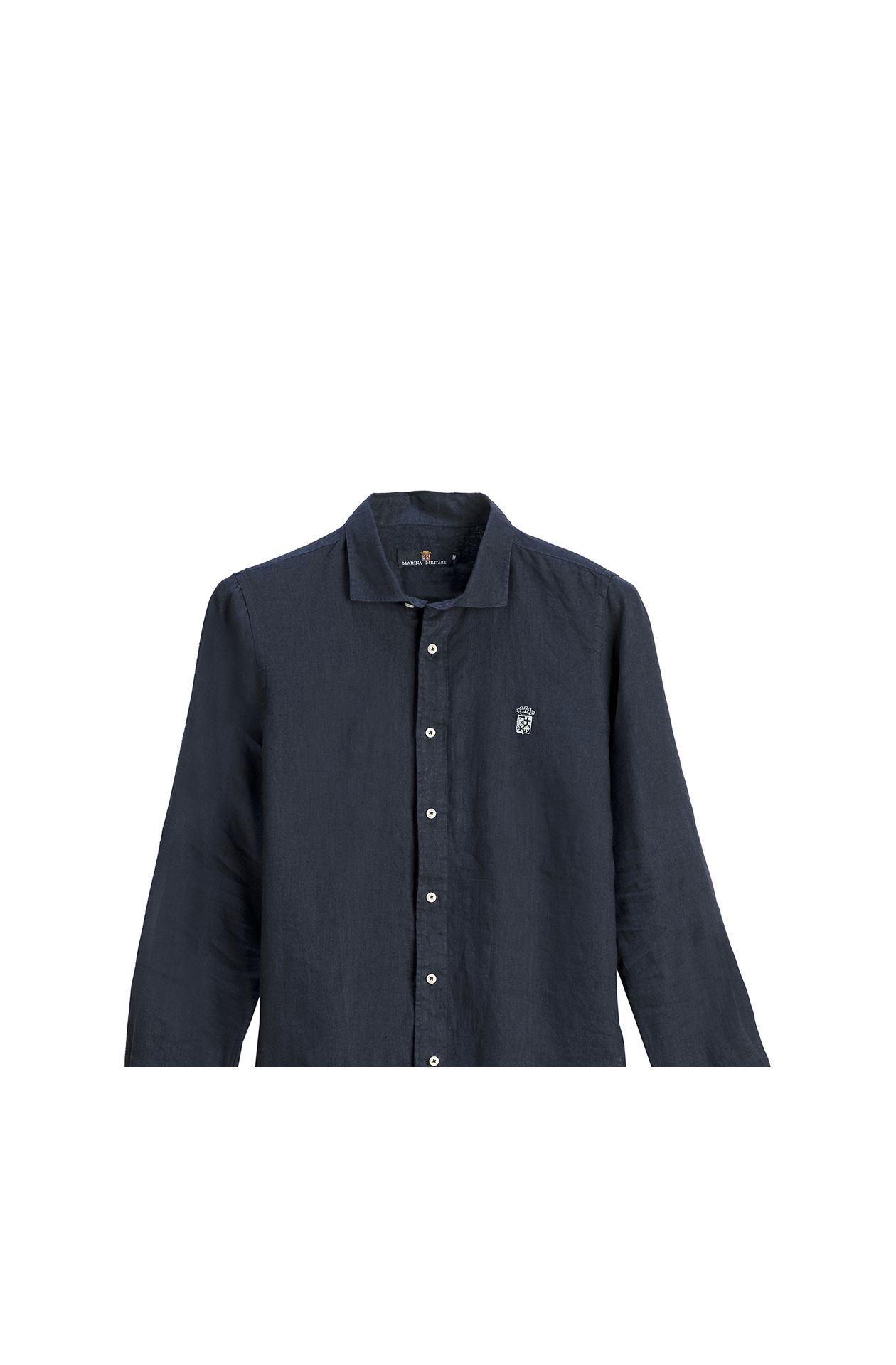 Men's Long-Sleeve Pure Linen Shirt