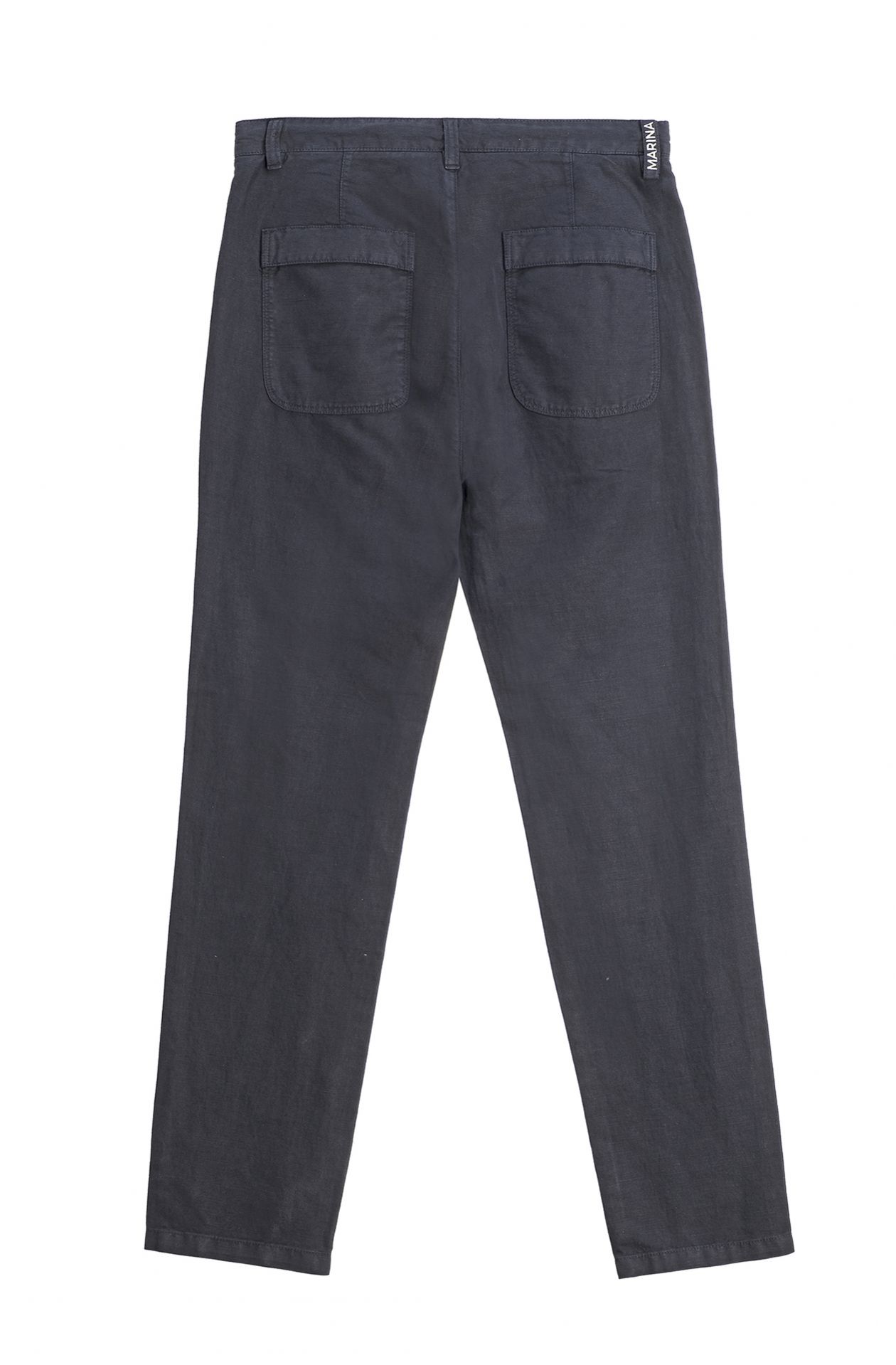 LINEN AND COTTON TROUSERS