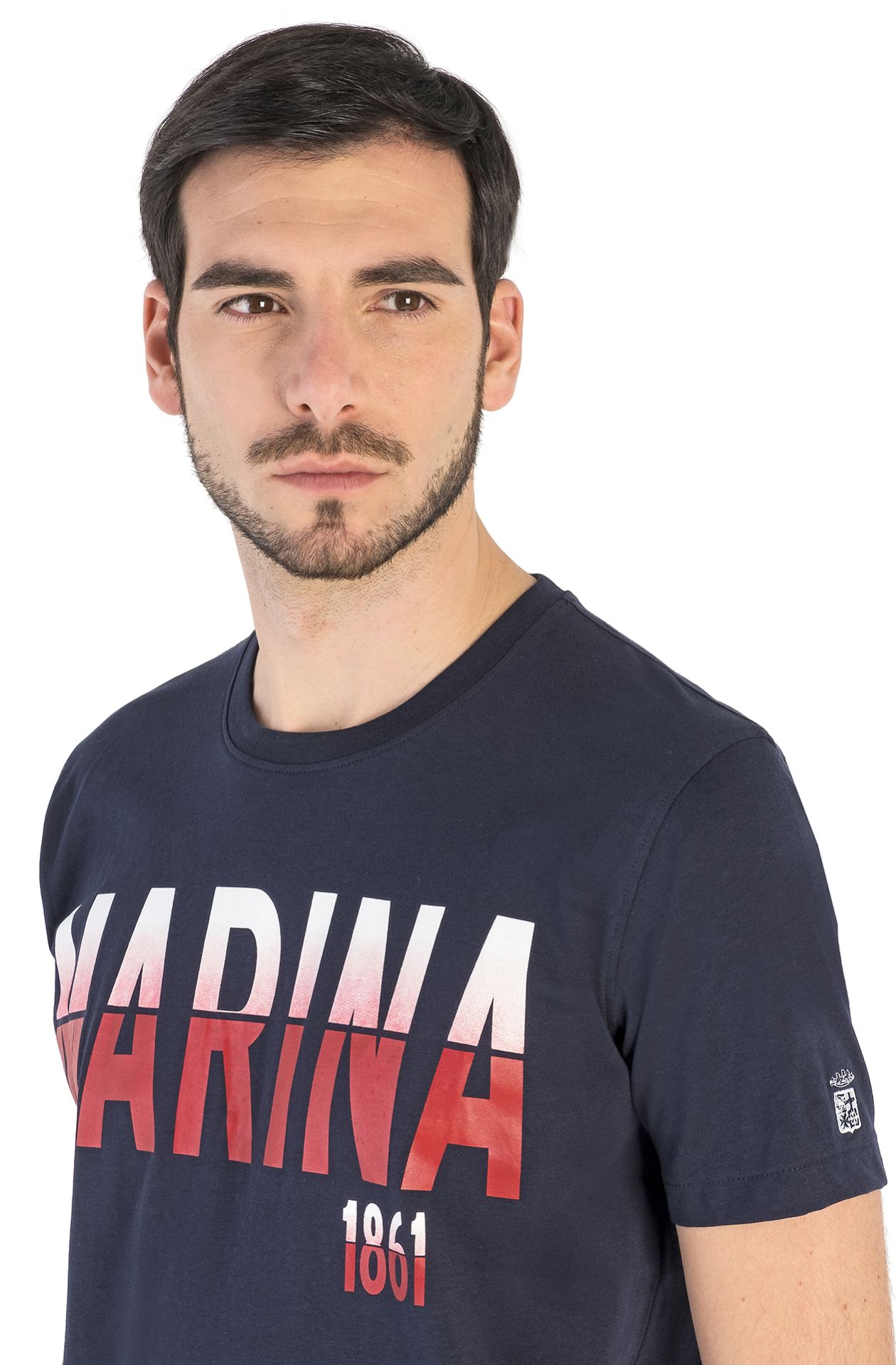KURZARM T-SHIRT MIT RUNDHALSAUSSCHNITT