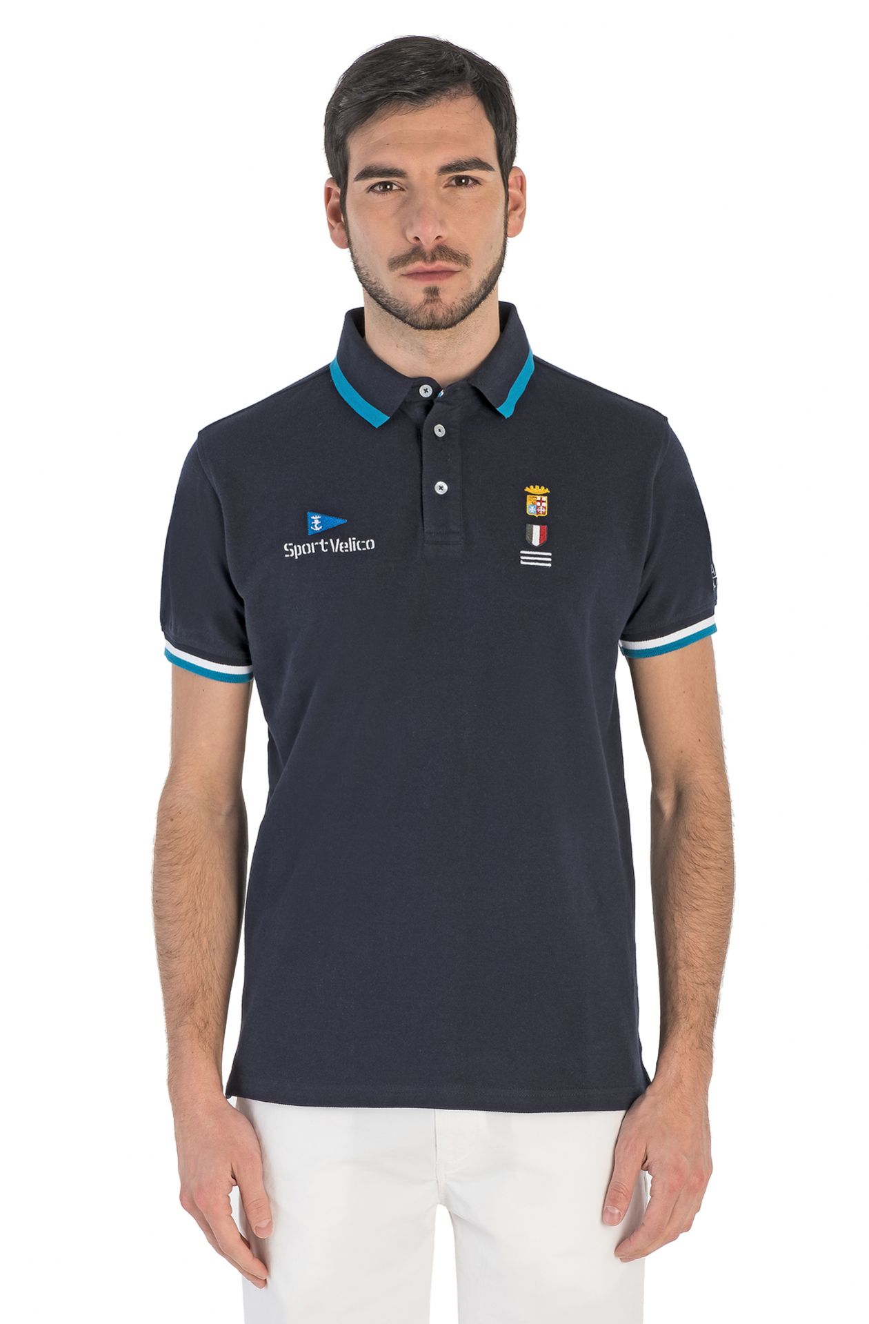 KURZARM POLOSHIRT