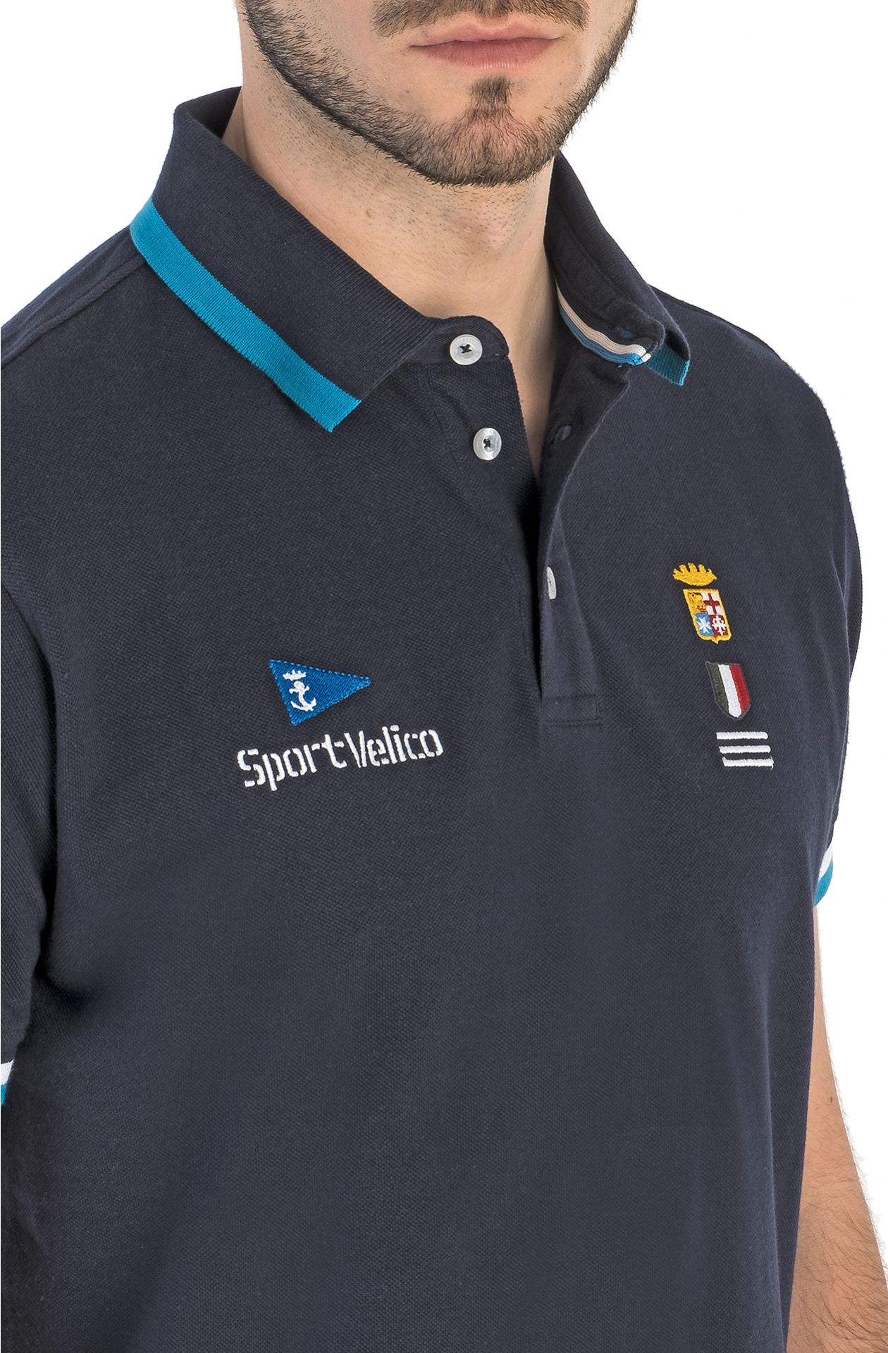 KURZARM POLOSHIRT