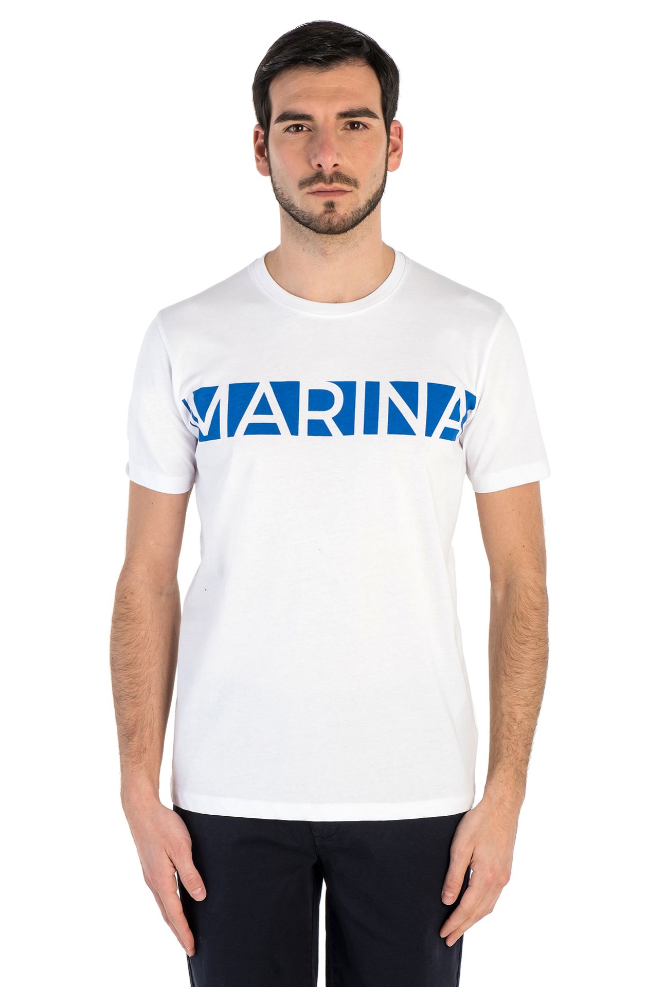 T-SHIRT COL ROND À MANCHES COURTES