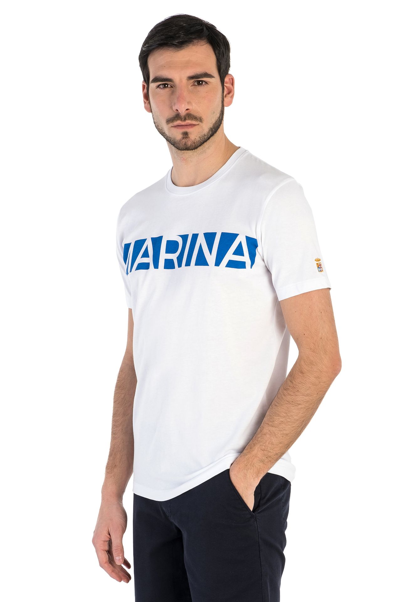 T-SHIRT COL ROND À MANCHES COURTES