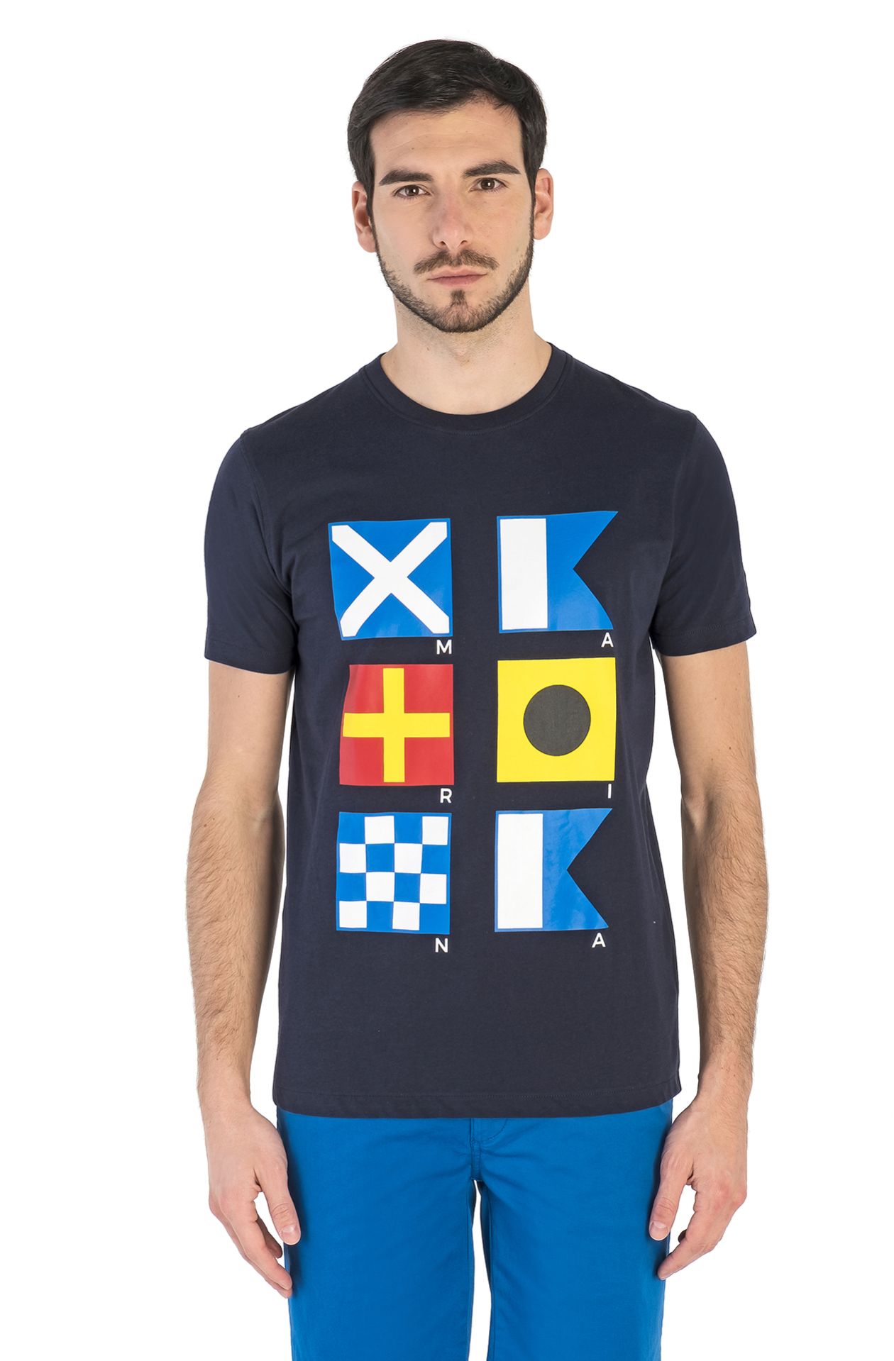 CAMISETA MANGA CORTA DE CUELLO REDONDO
