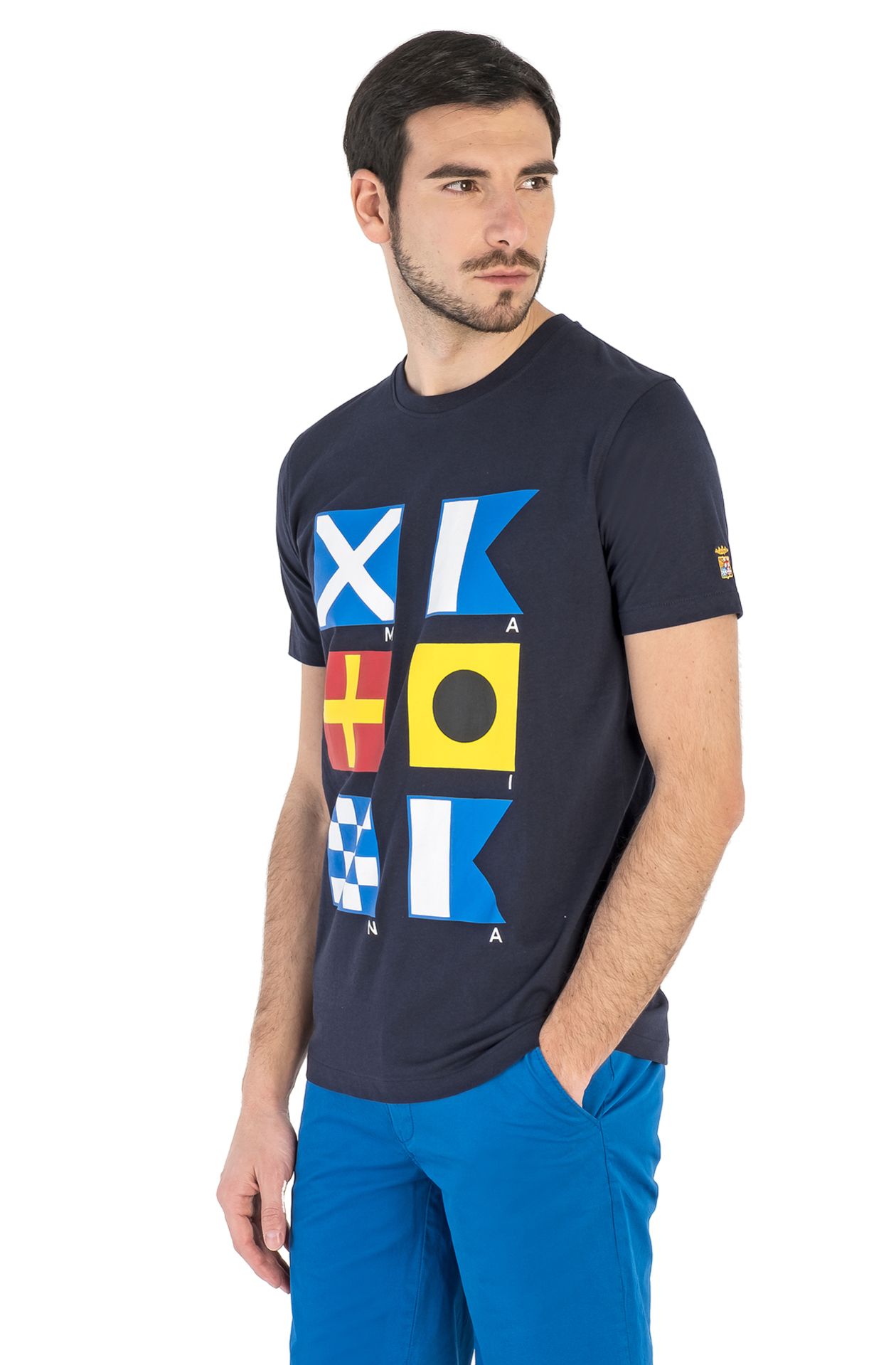 CAMISETA MANGA CORTA DE CUELLO REDONDO