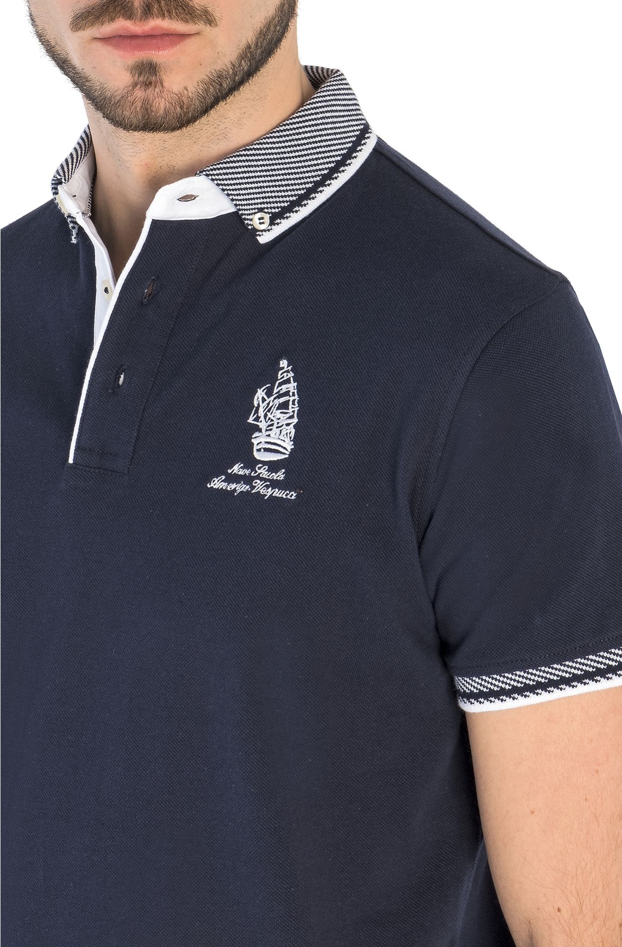 POLO DE MANGA CORTA DEL NAVE SCUOLA AMERIGO VESPUCCI