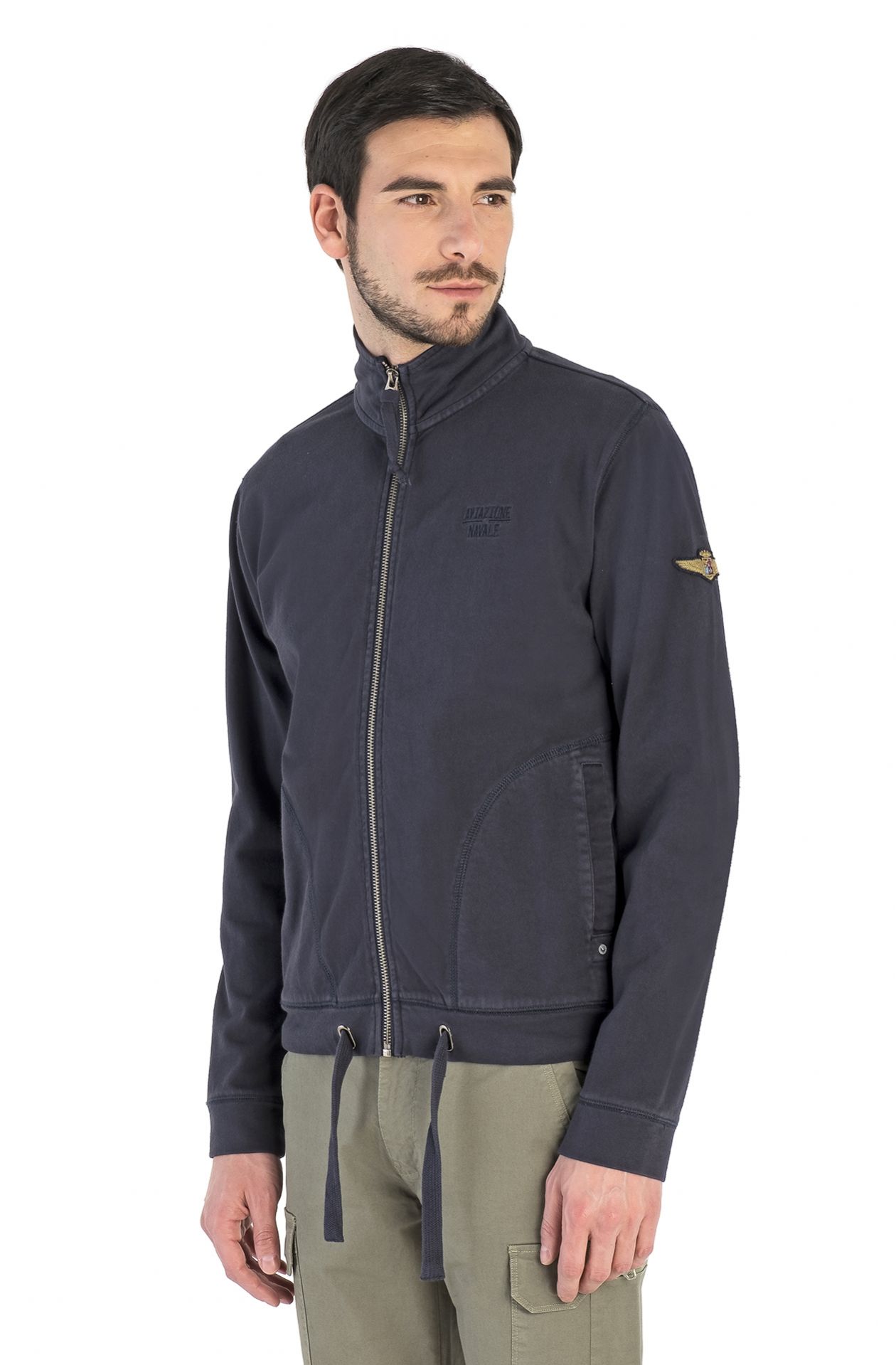SWEAT-SHIRT OUVERT PUR COTON