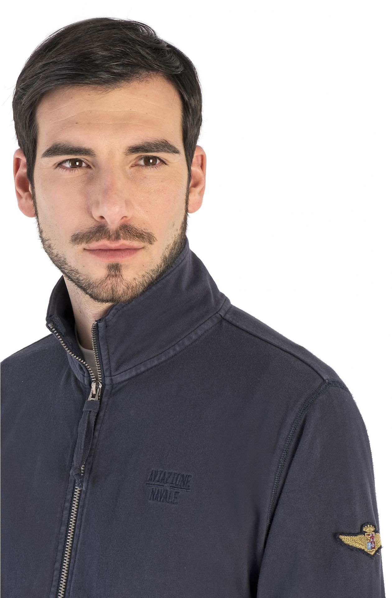 SWEAT-SHIRT OUVERT PUR COTON