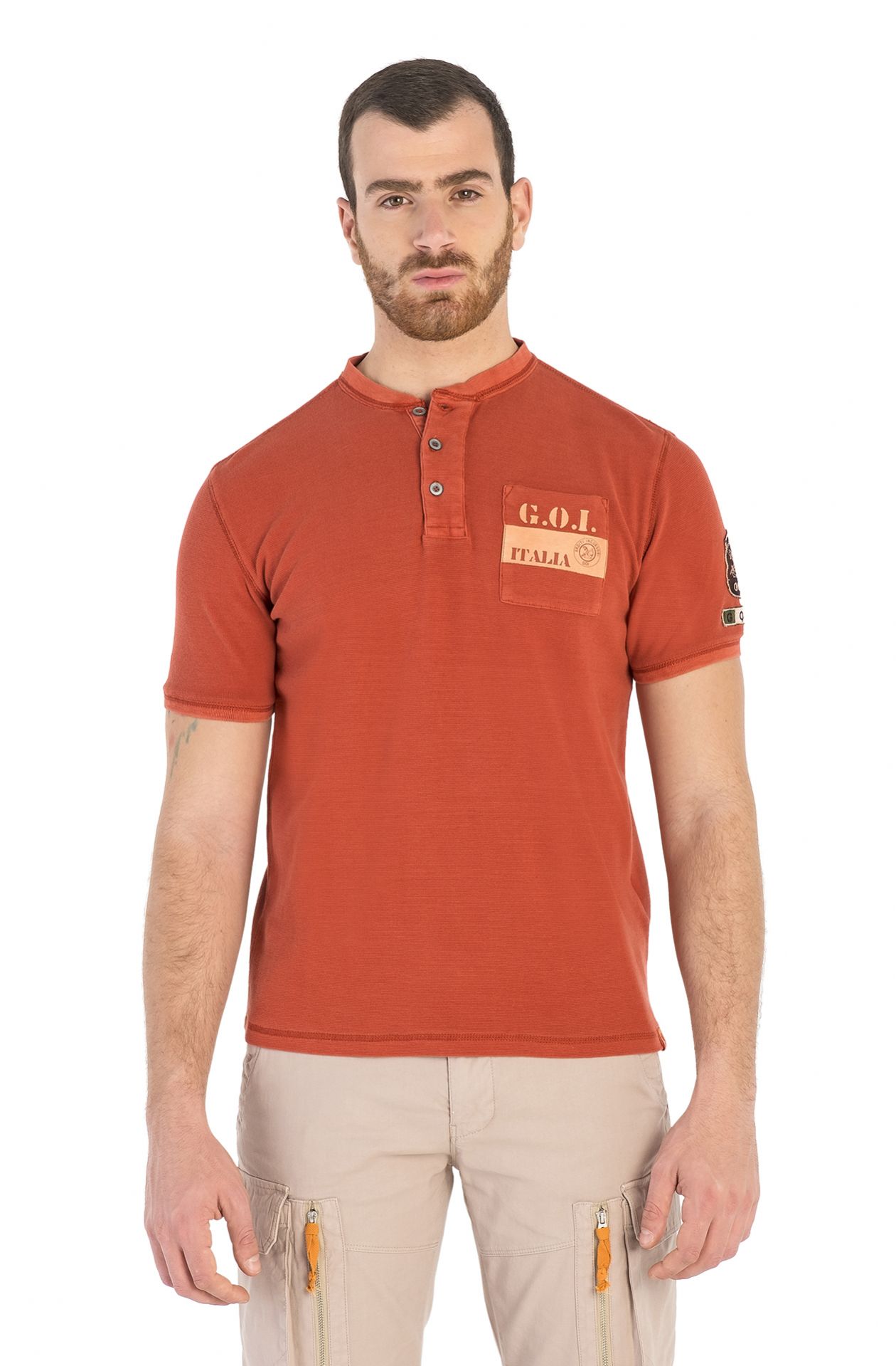 KOREAN NECK T-SHIRT