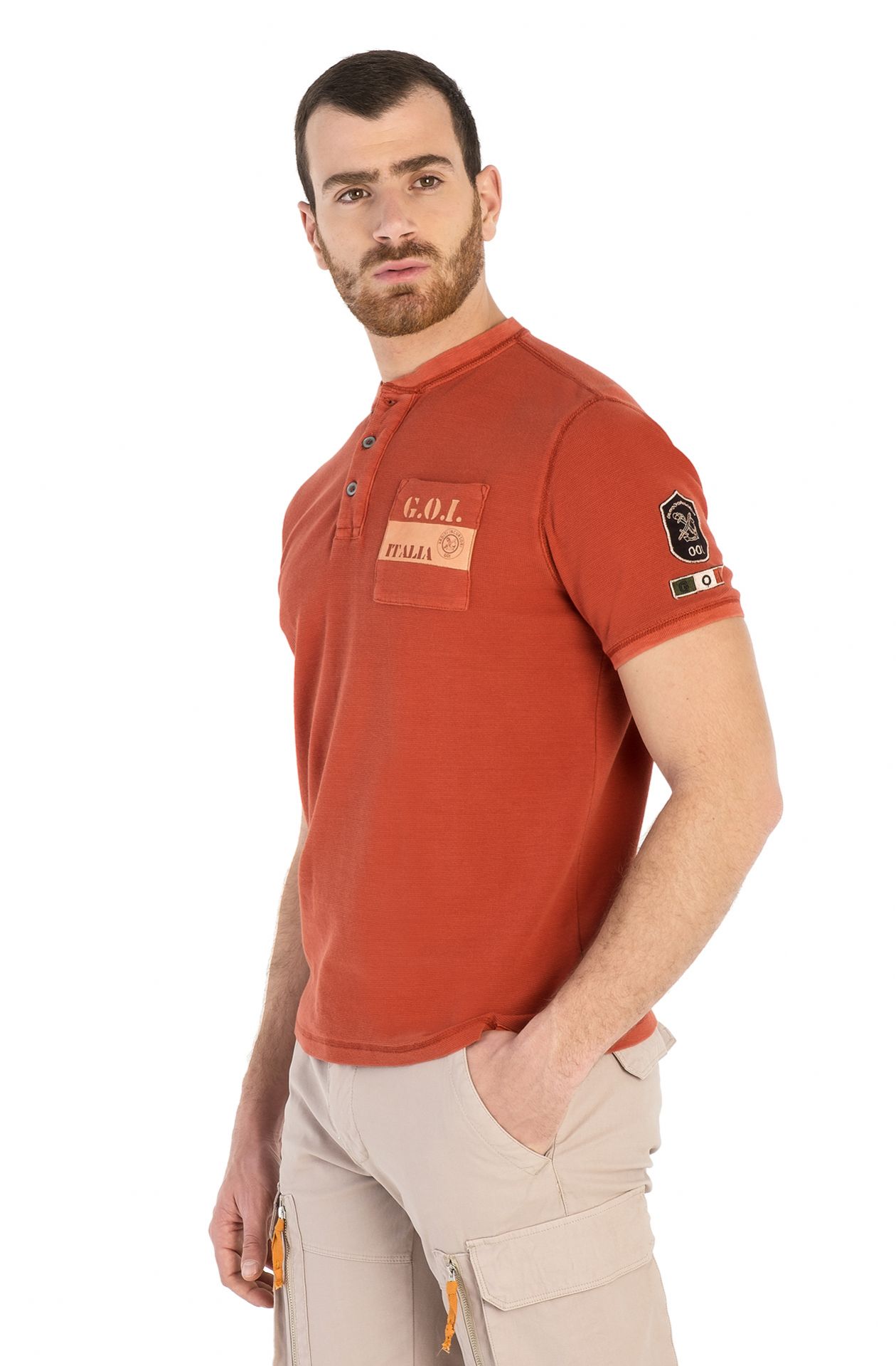 KOREAN NECK T-SHIRT