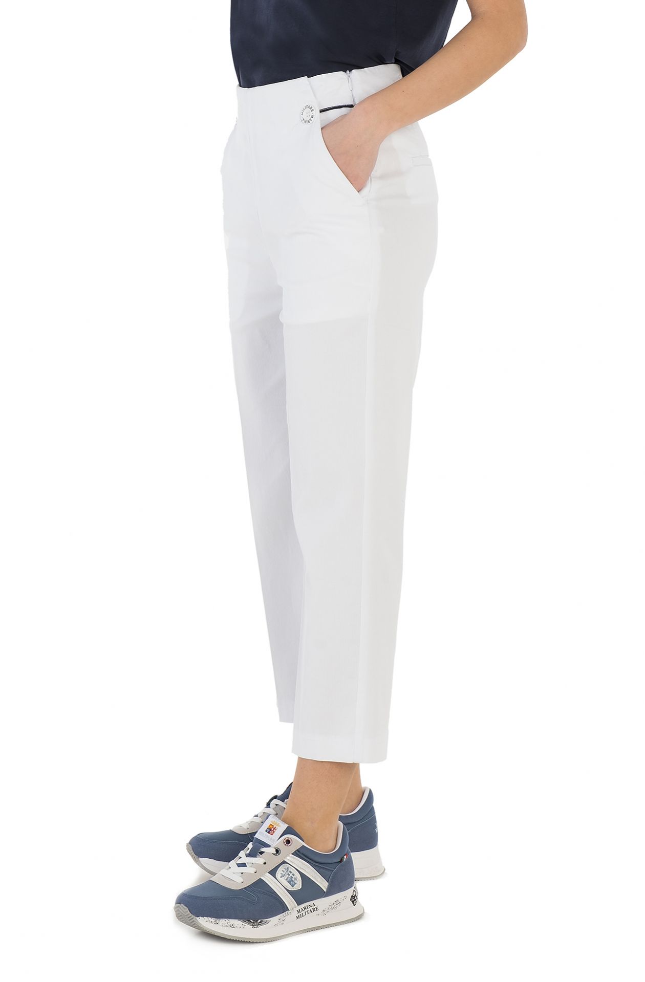 PANTALON EN COTON STRETCH