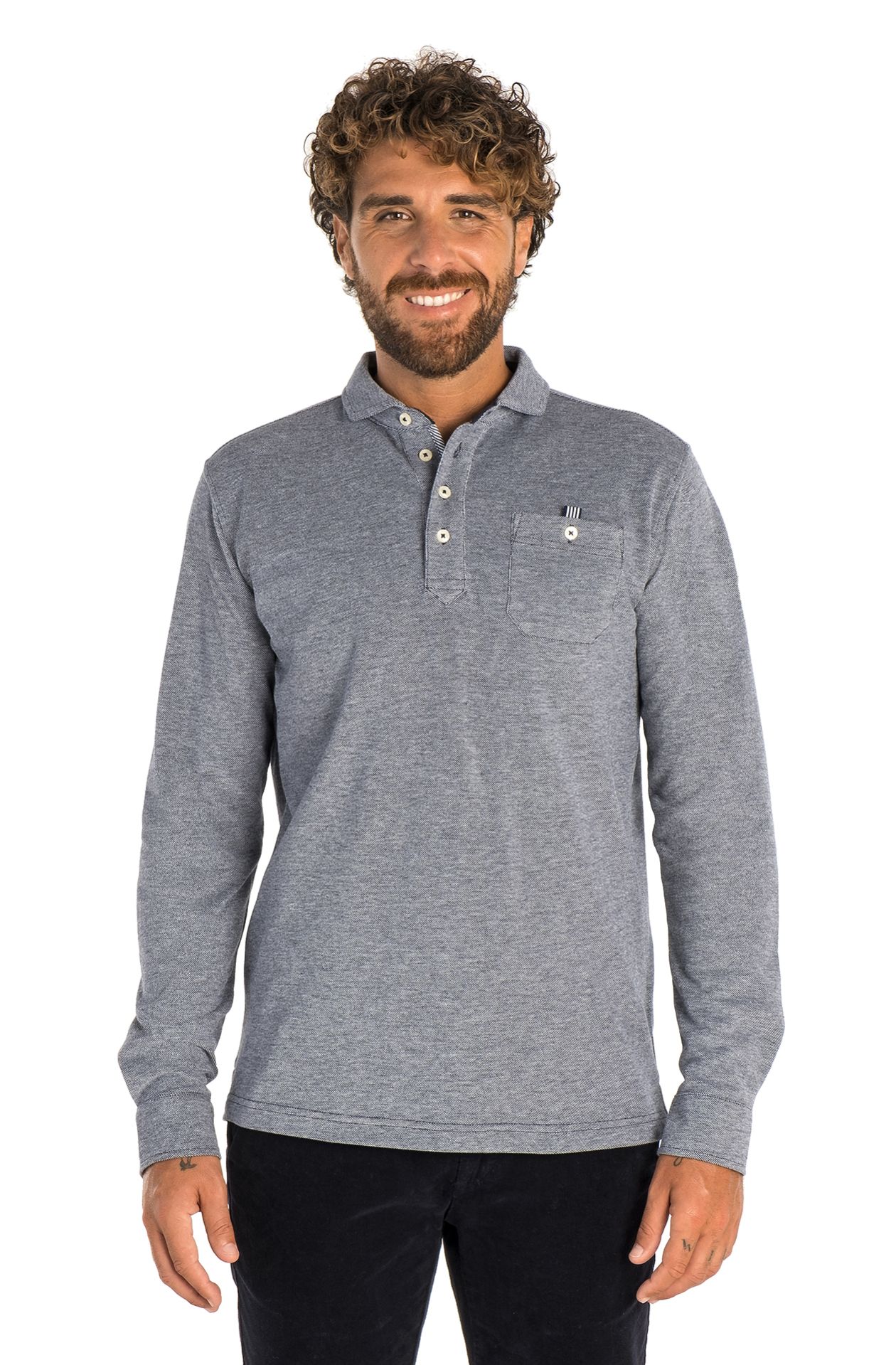 POLO PIQUET LANGARM