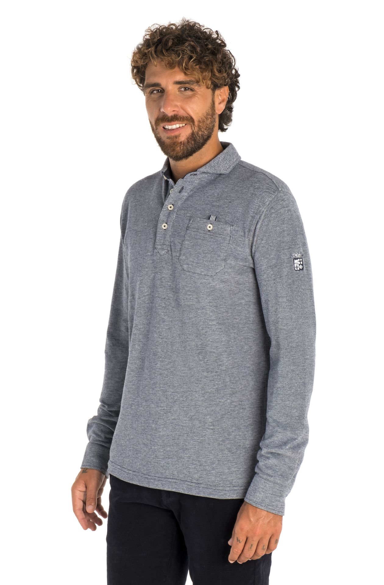 POLO PIQUET LANGARM