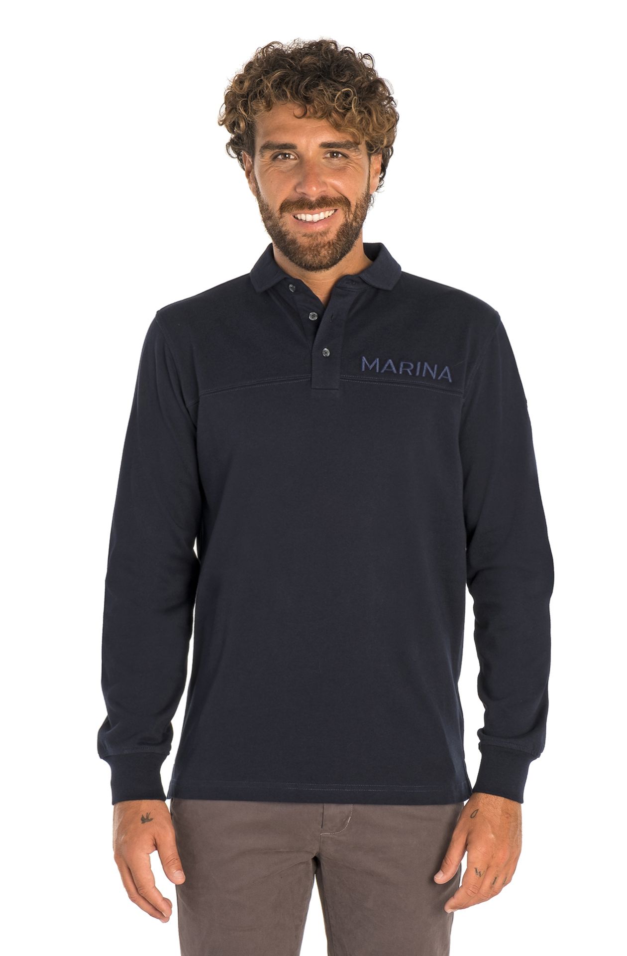 LANGES POLOSHIRT IM ÄRMELKANAL