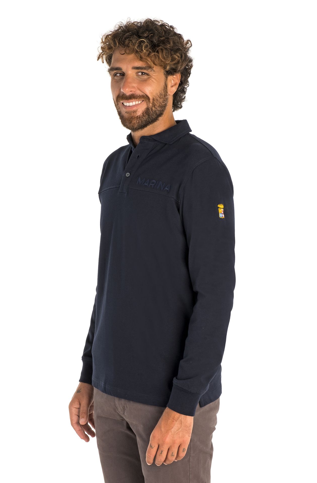 LANGES POLOSHIRT IM ÄRMELKANAL
