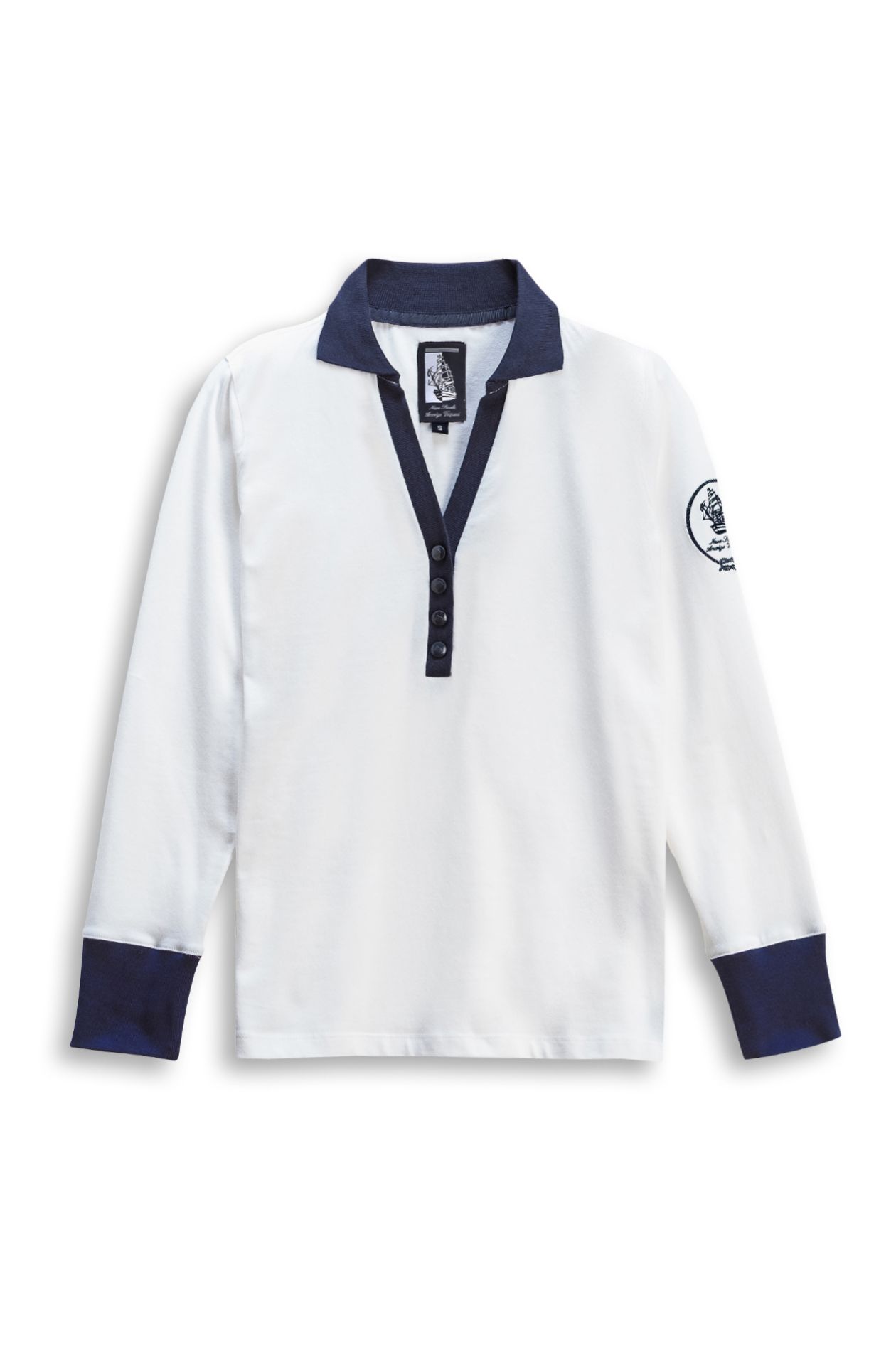 AMERIKAS LANGARM POLOSHIRT VESPUCCI