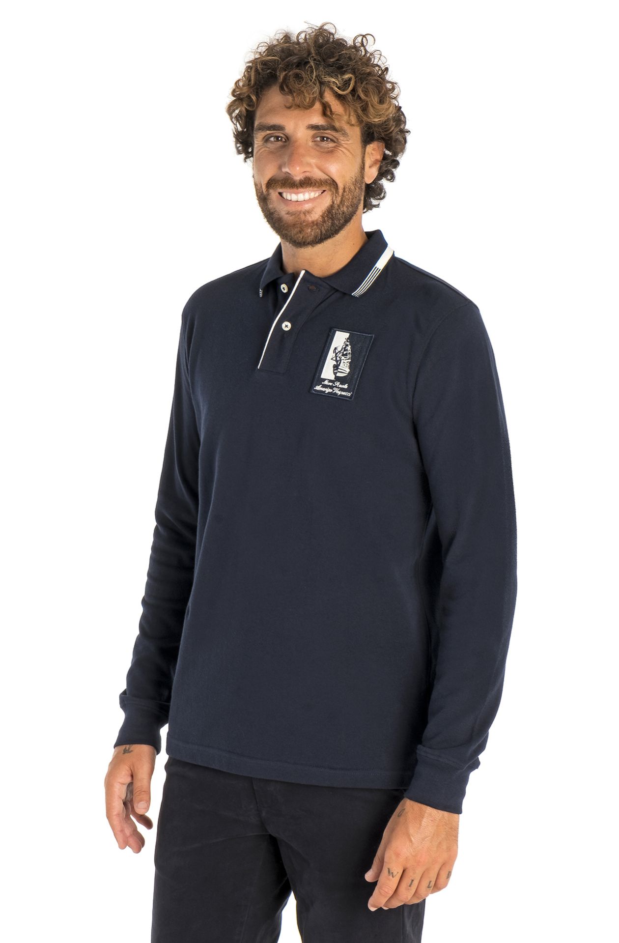 POLO MANGA LARGA AMERIGO VESPUCCI