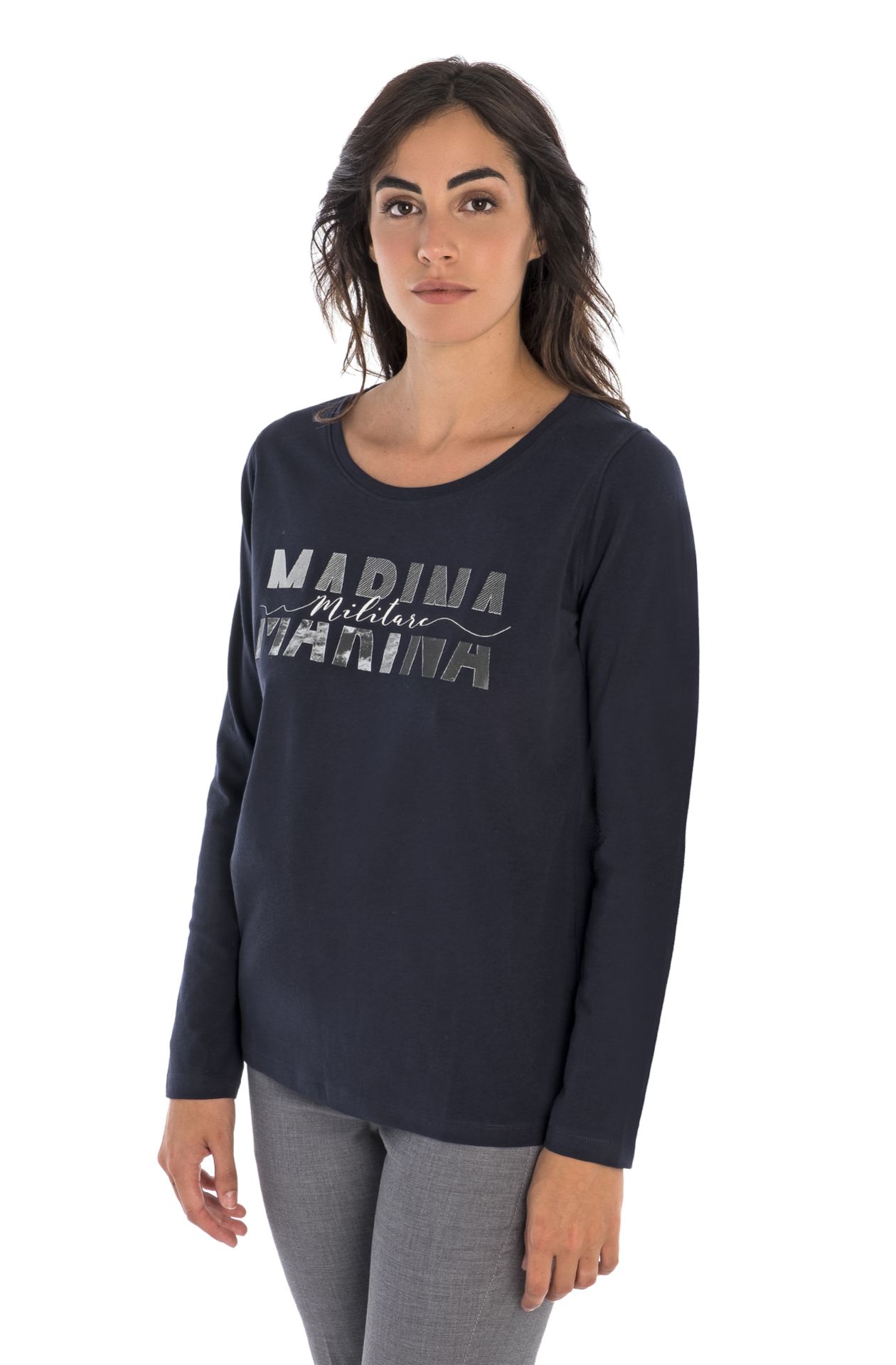 T-SHIRT COL ROND MANCHES LONGUES