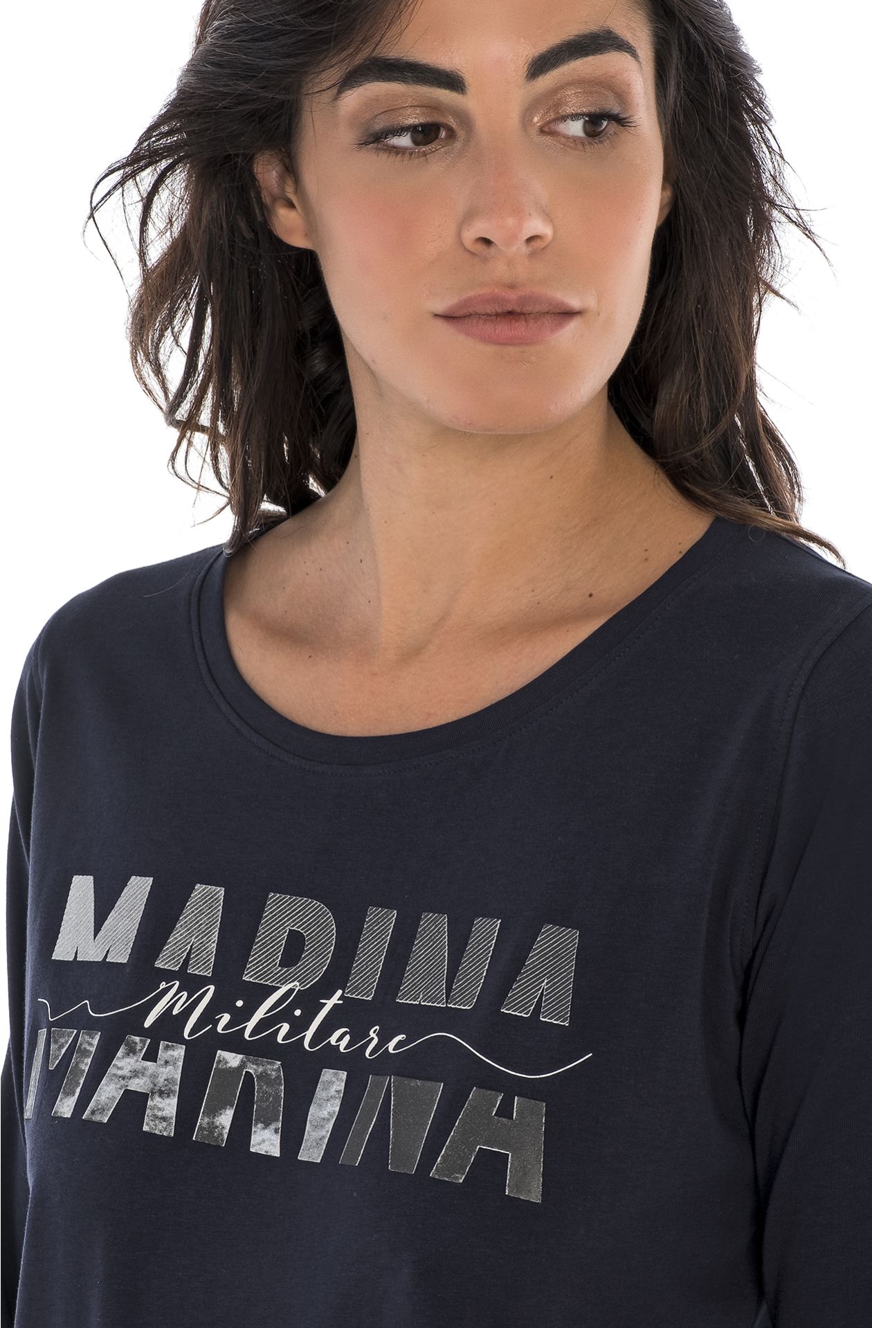 T-SHIRT COL ROND MANCHES LONGUES
