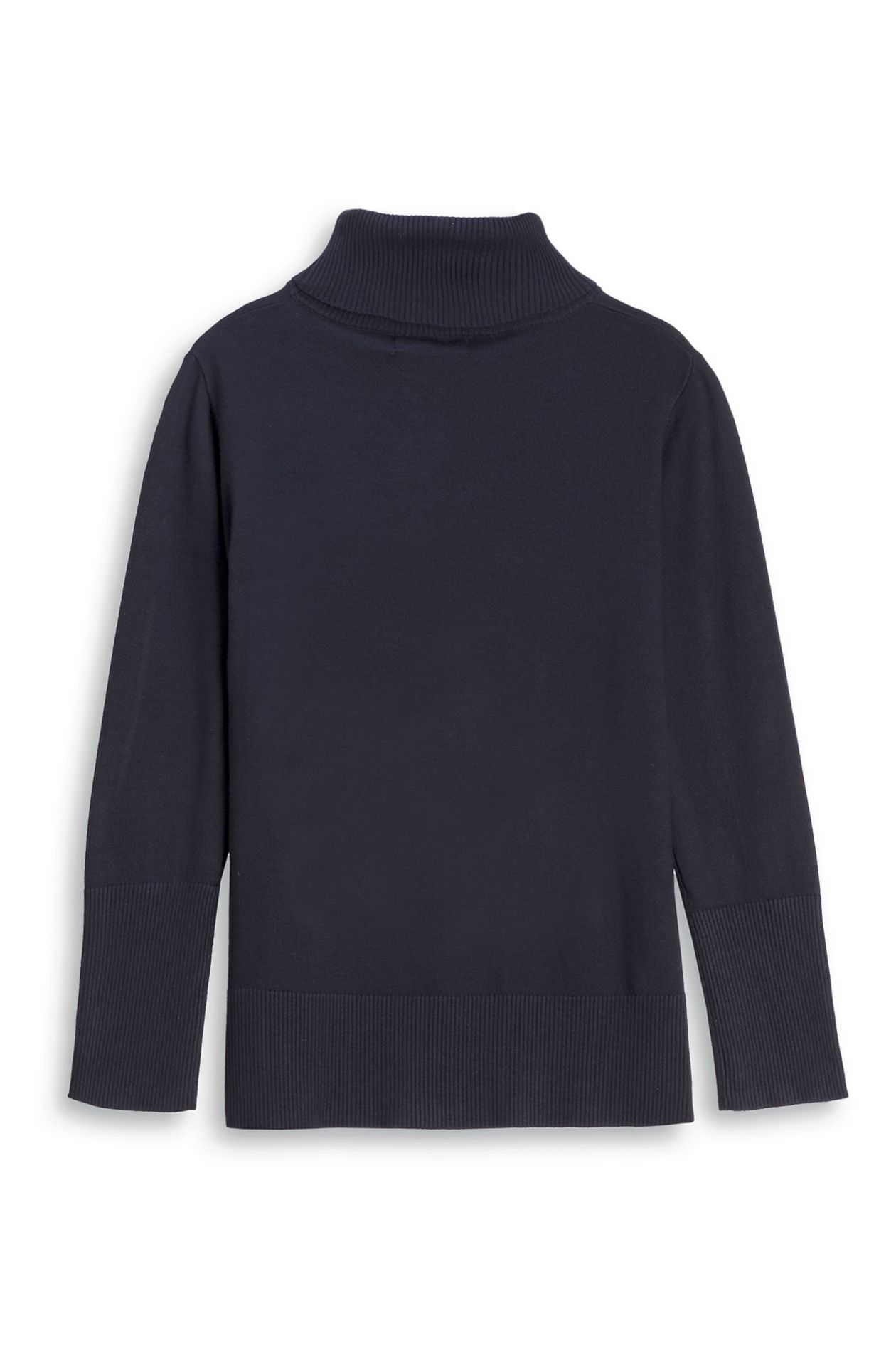 KNITTED VISCOSE HIGH COLLAR