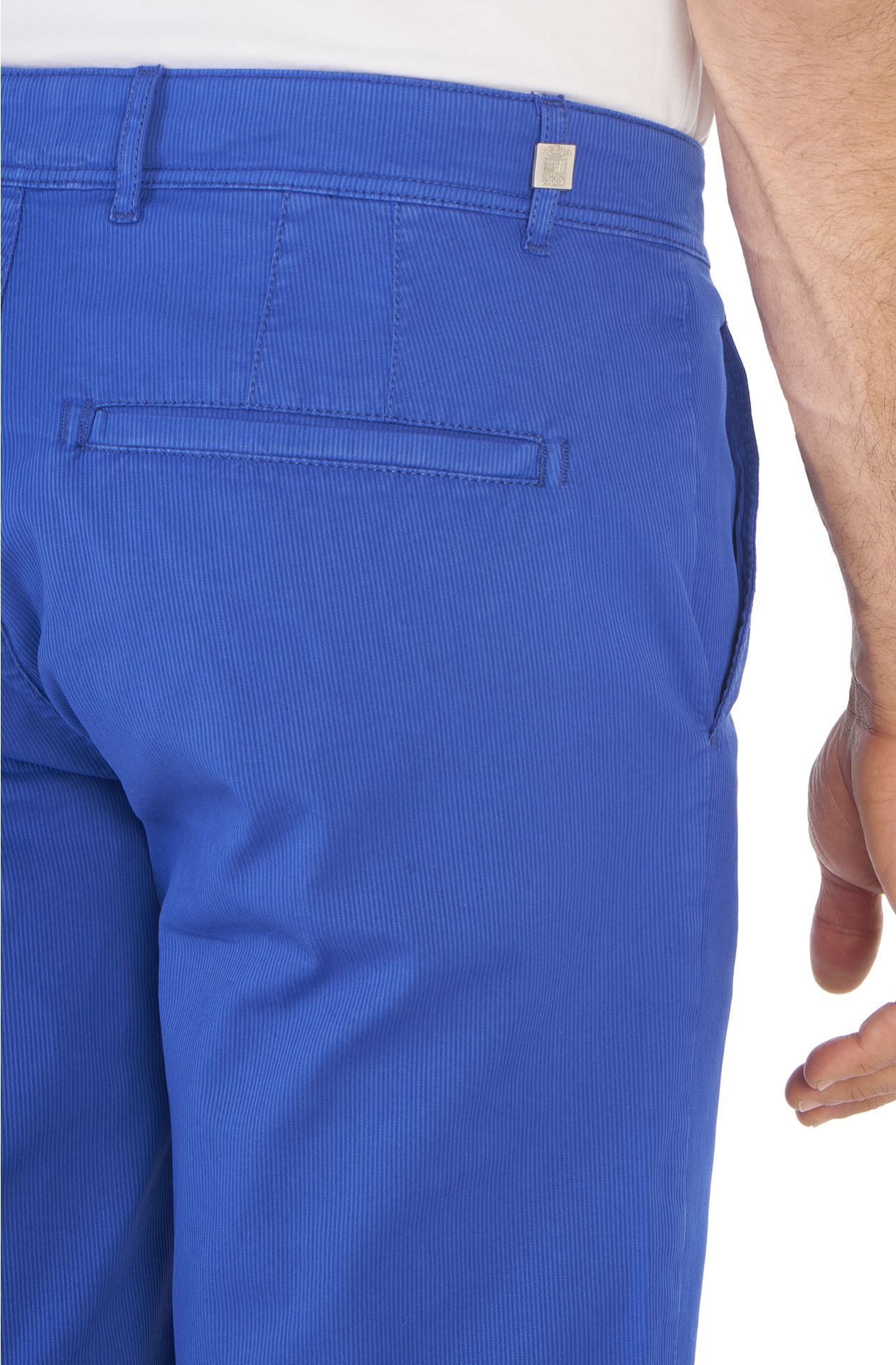 Stretch cotton bermuda shorts