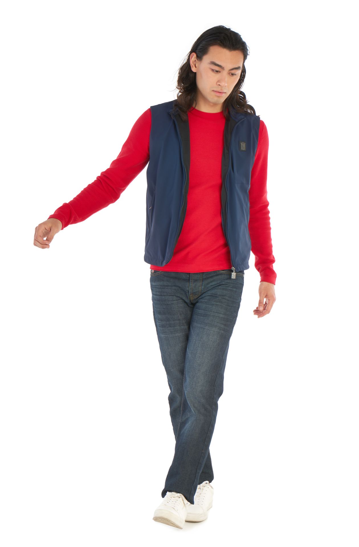 Gilet in tessuto softshell