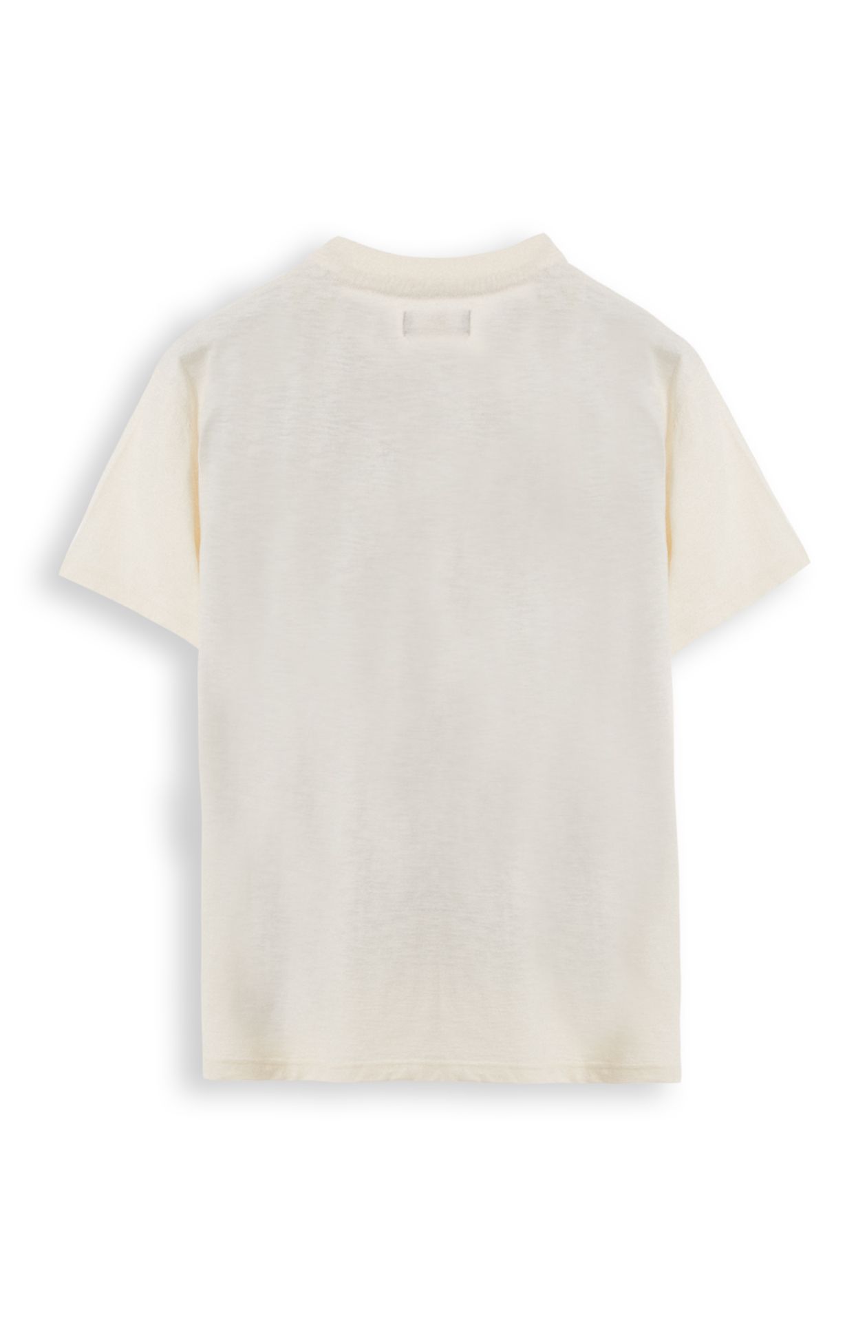 Baumwoll-T-Shirt mit halben Ärmeln