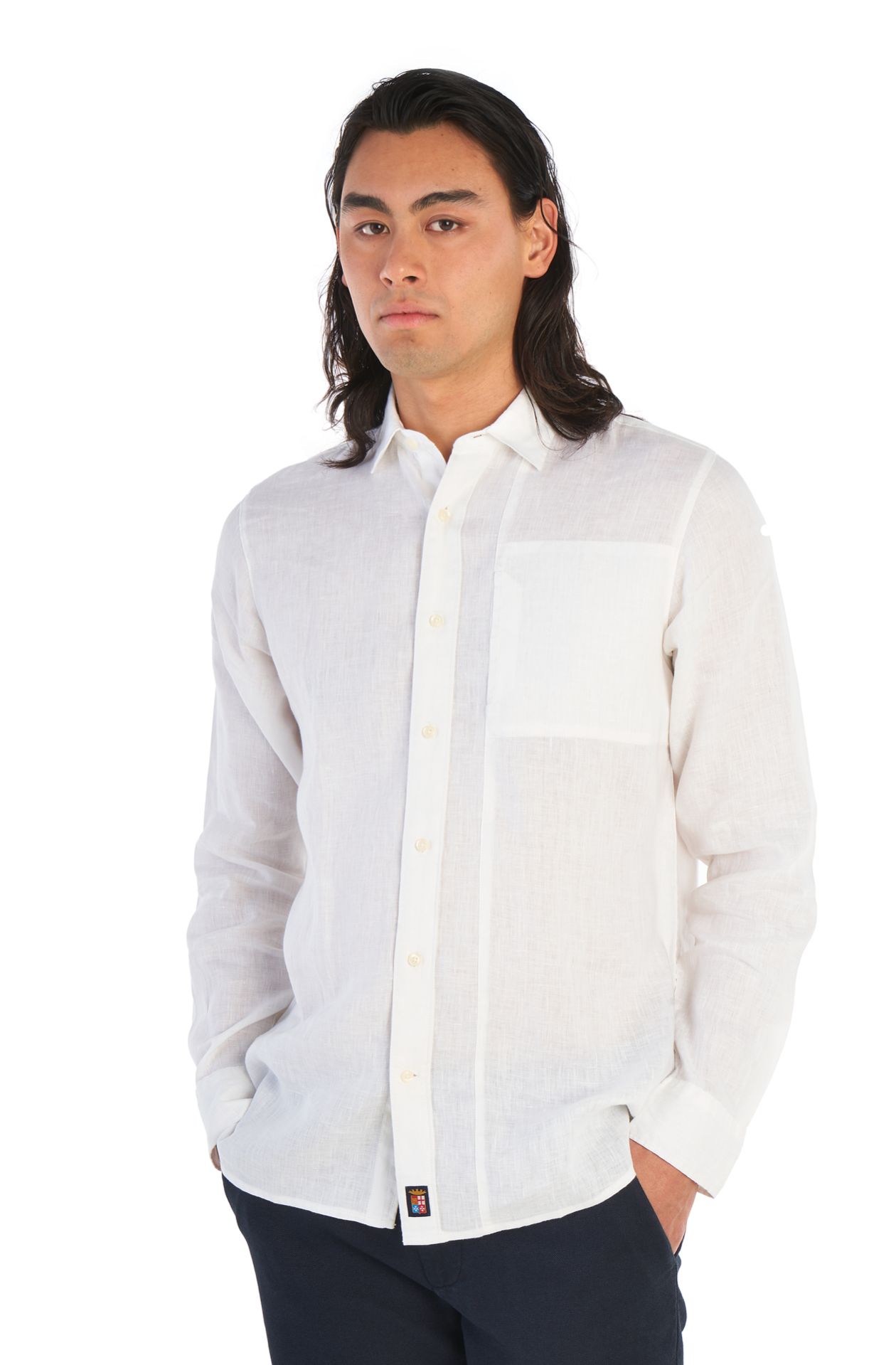 Long sleeve linen shirt