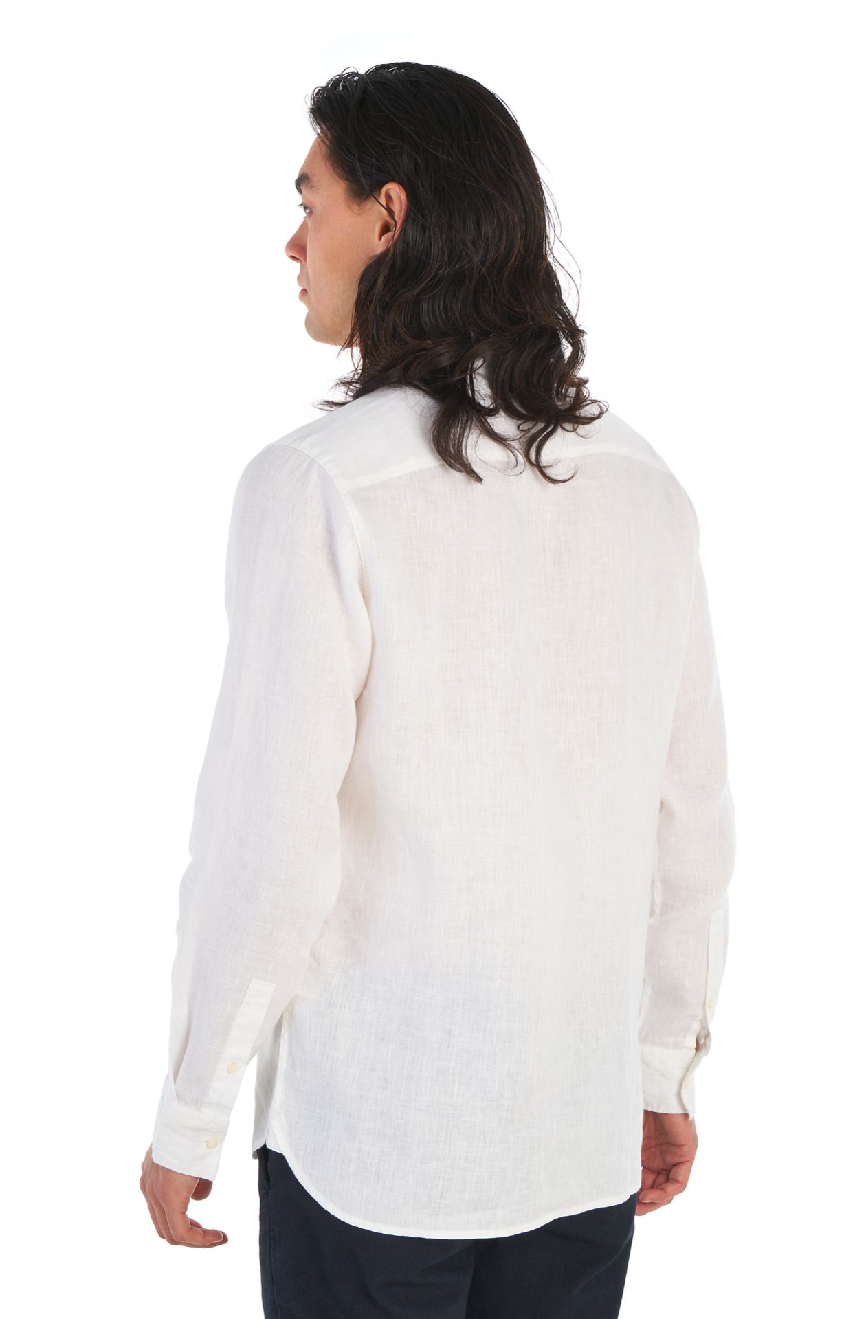 Long sleeve linen shirt