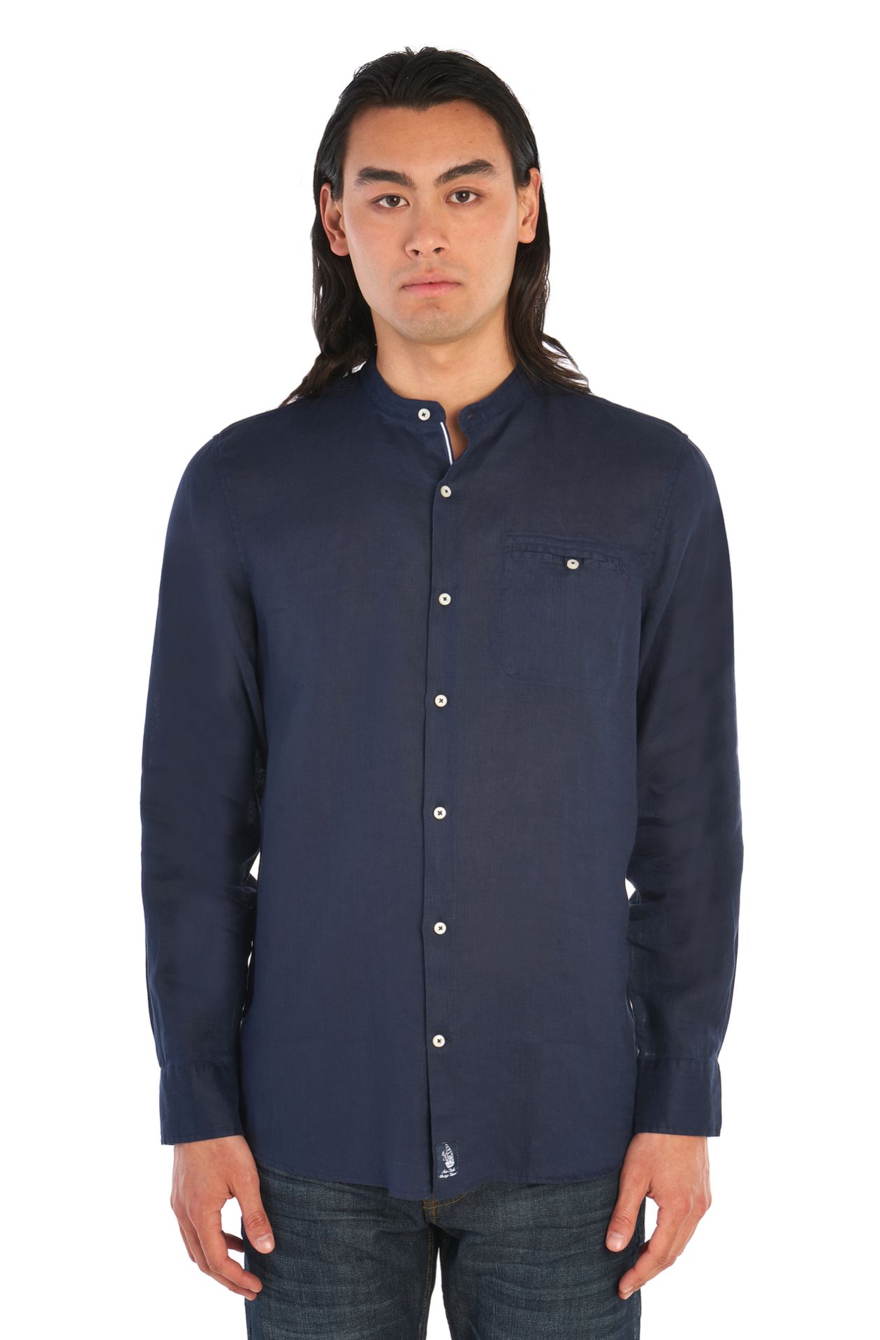 Chemise en lin Amerigo Vespucci