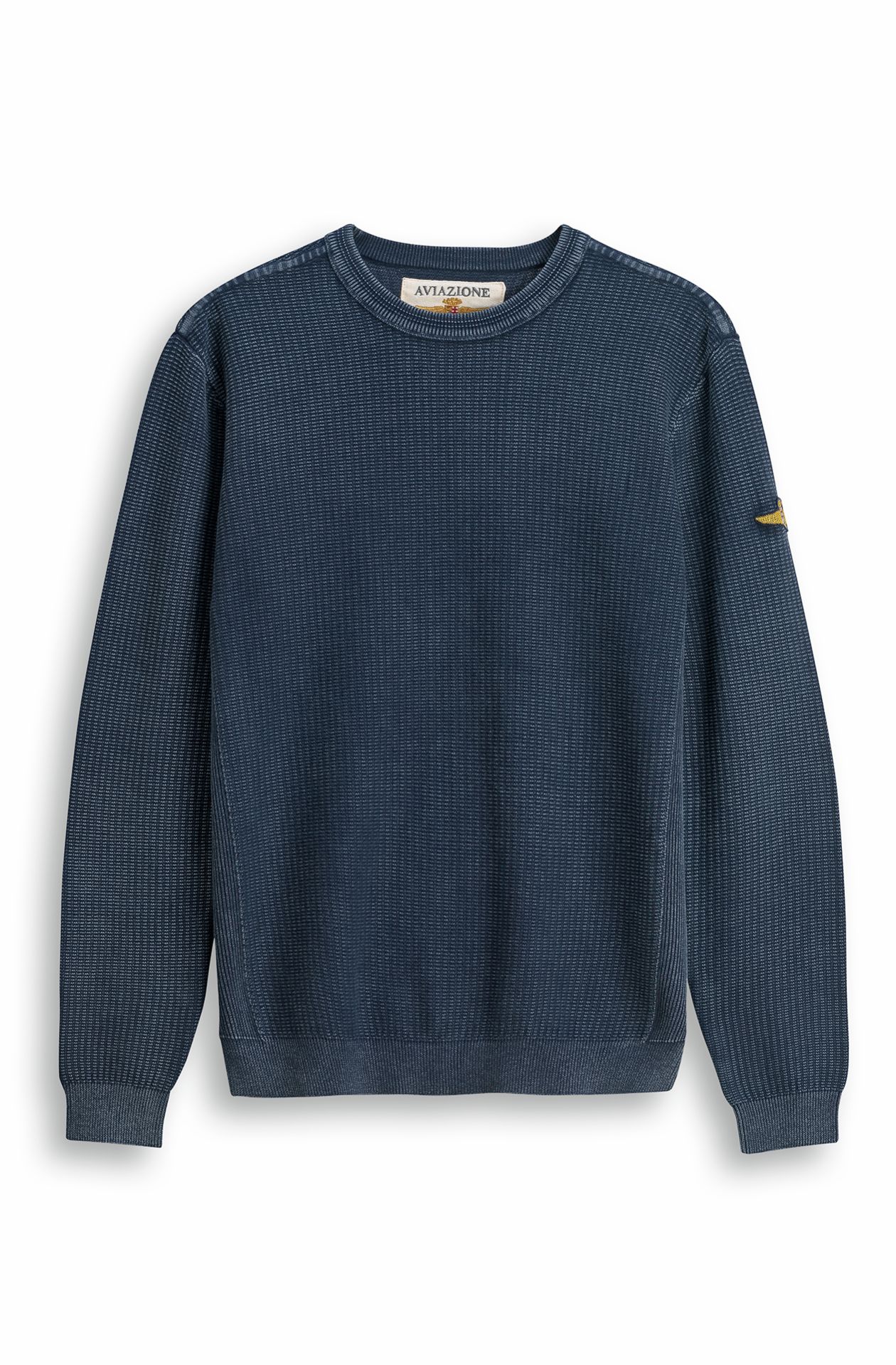 Jersey algodón cuello redondo