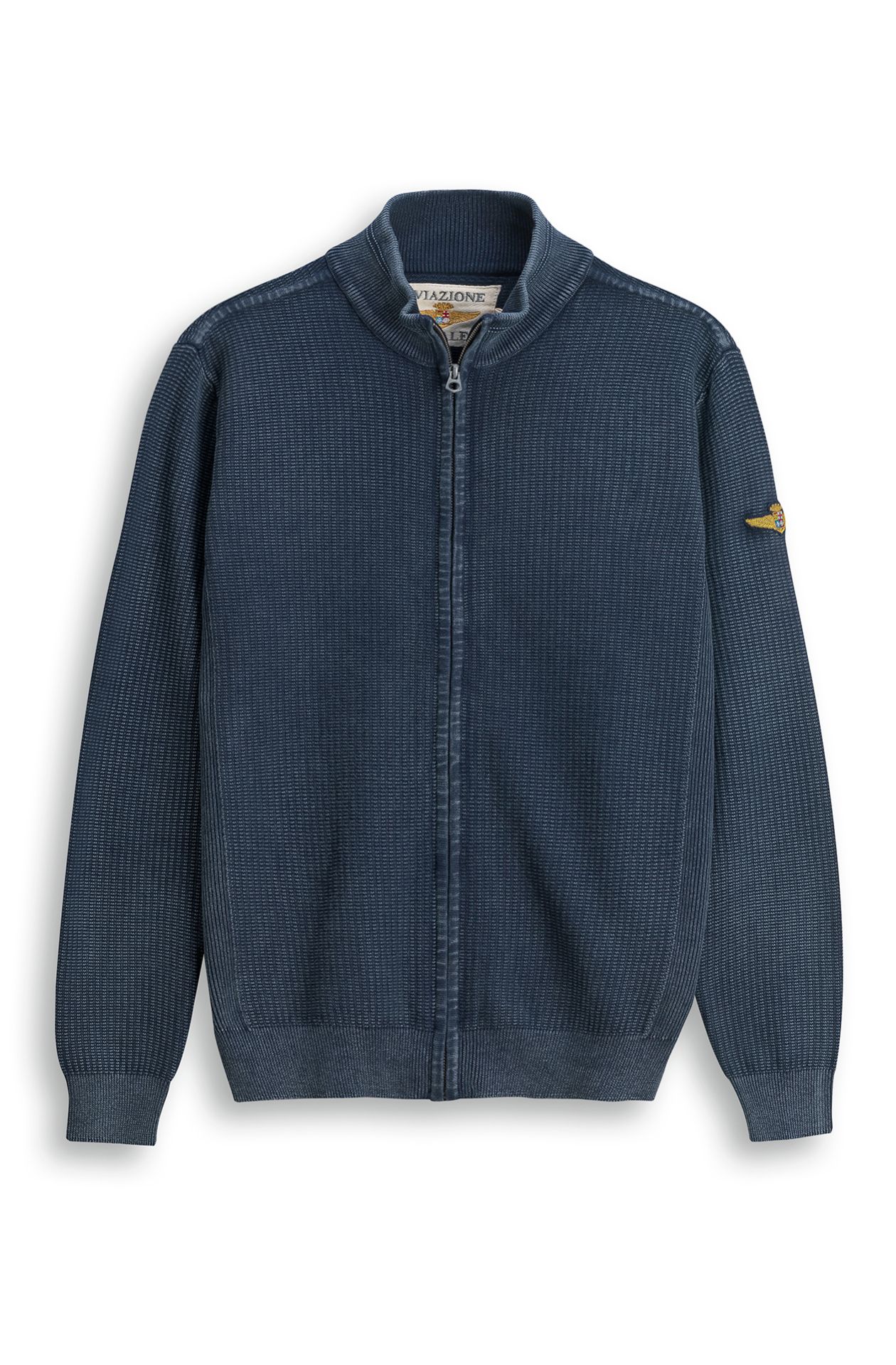 Half neck cotton sweater