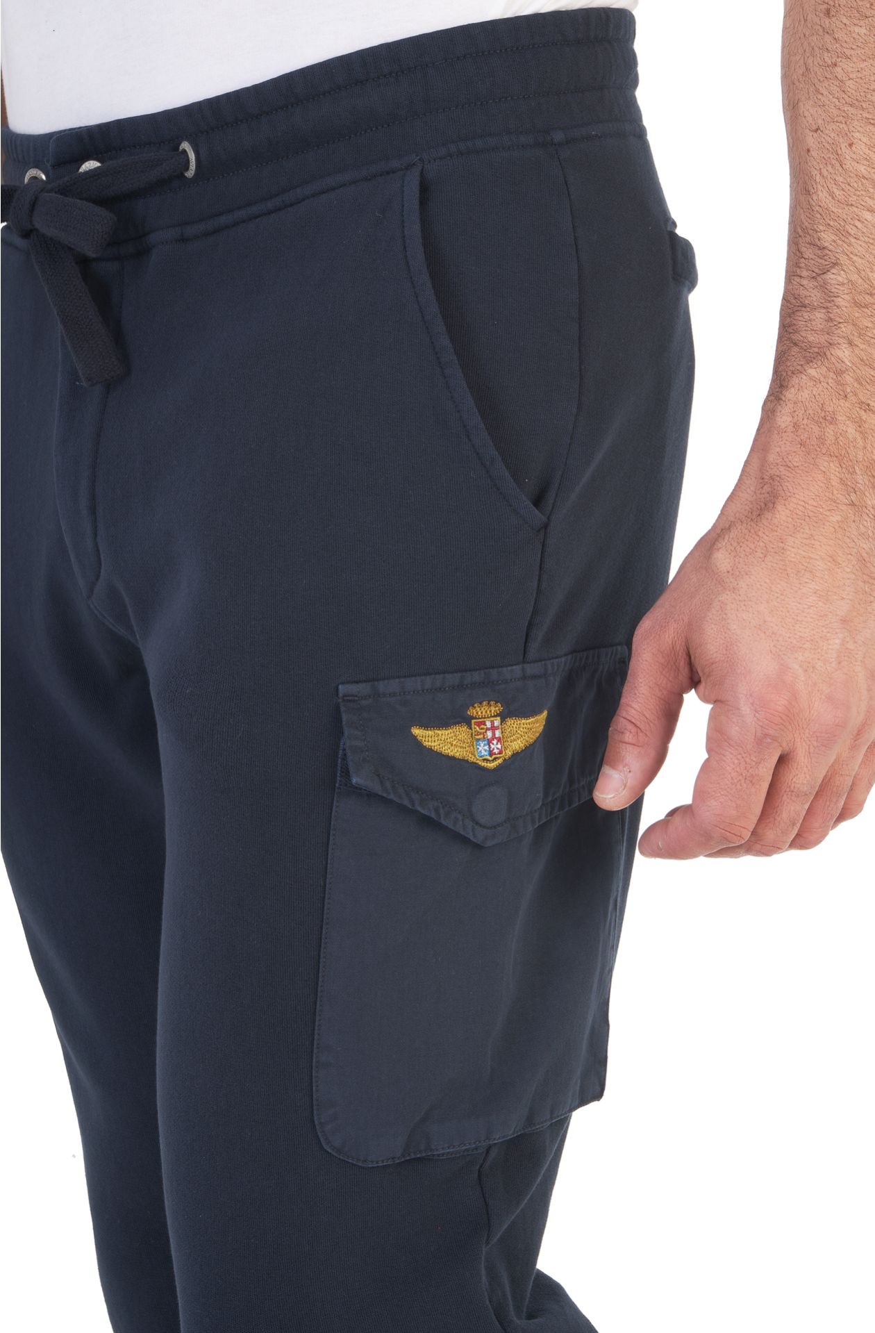 Cotton jogger trousers