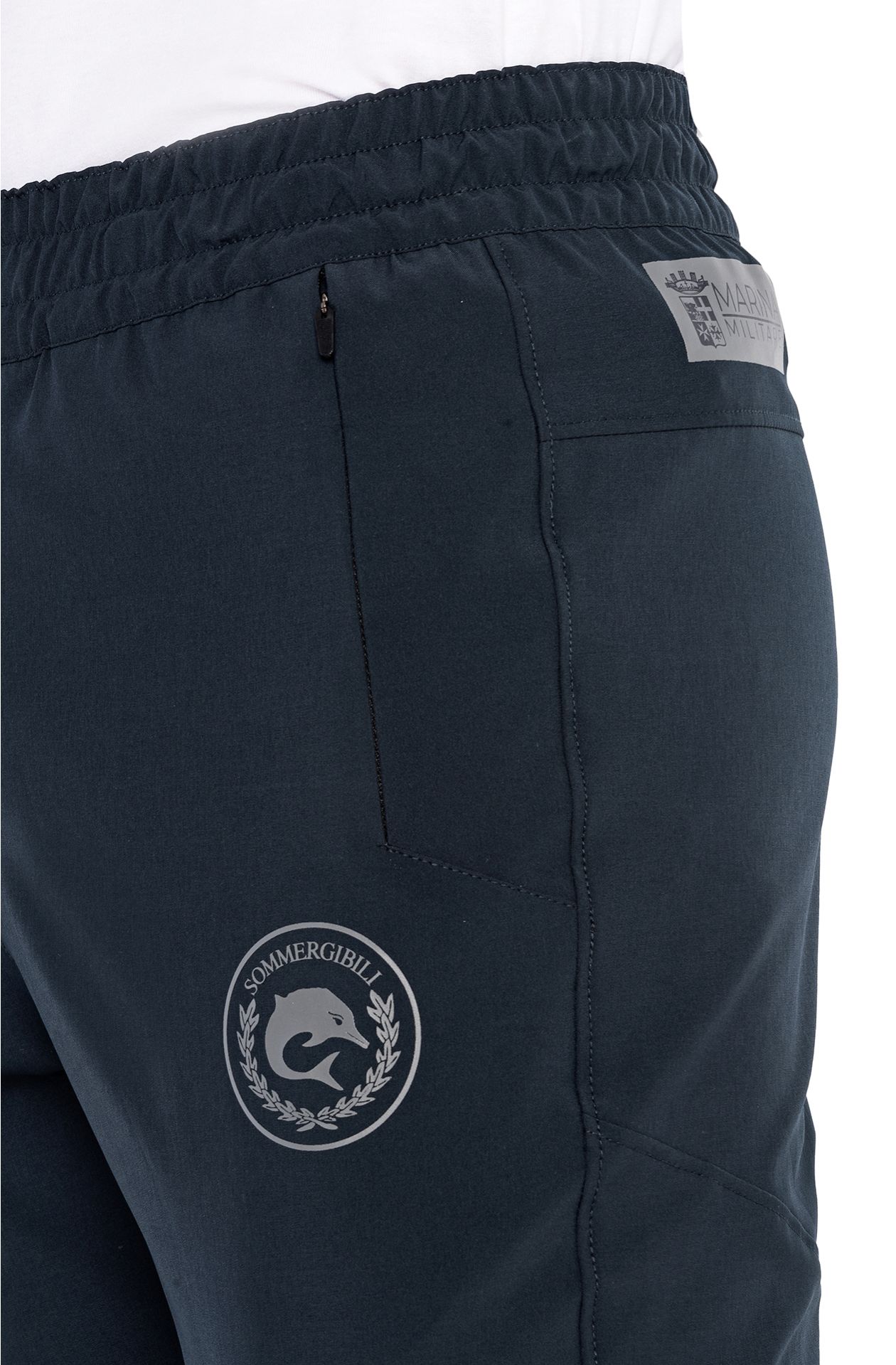 Technical polyester trousers