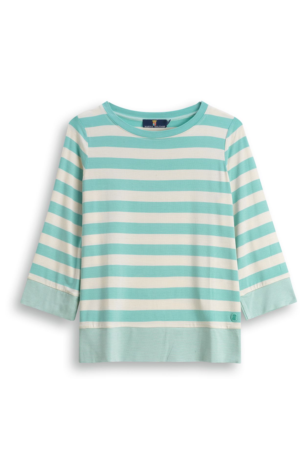Camiseta viscosa manga tres cuartos