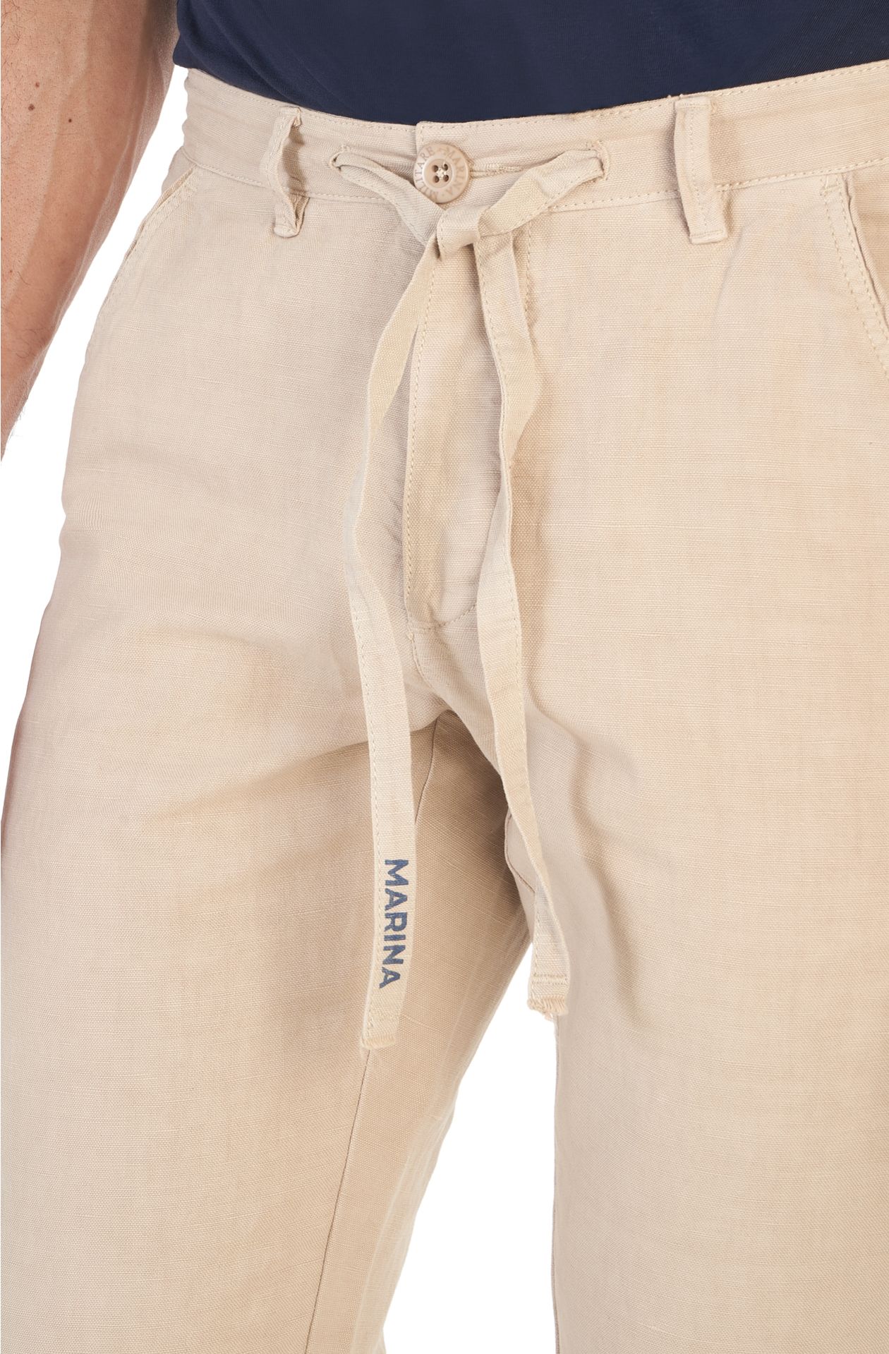 Hose aus Leinenmischung