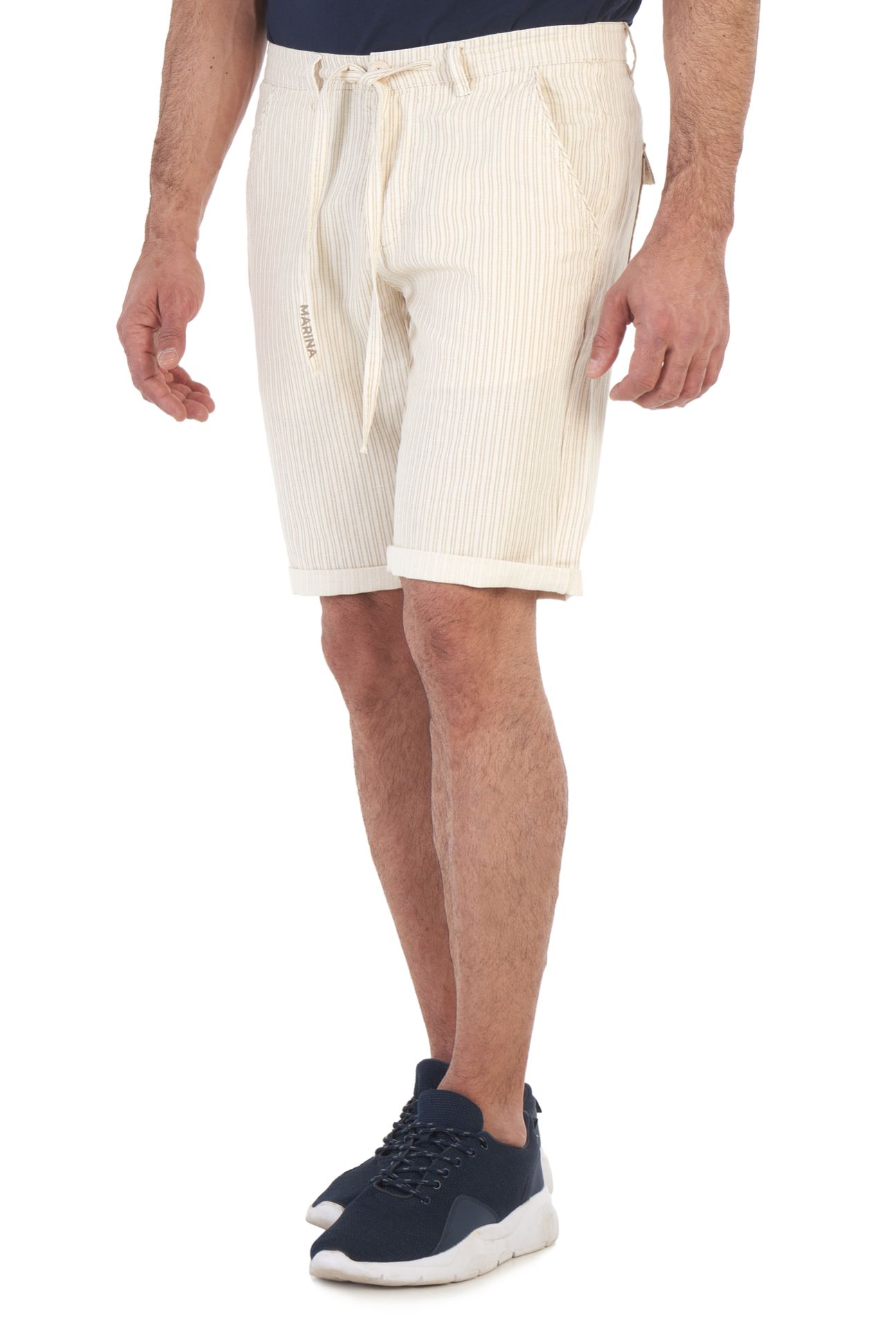Linen Bermuda shorts