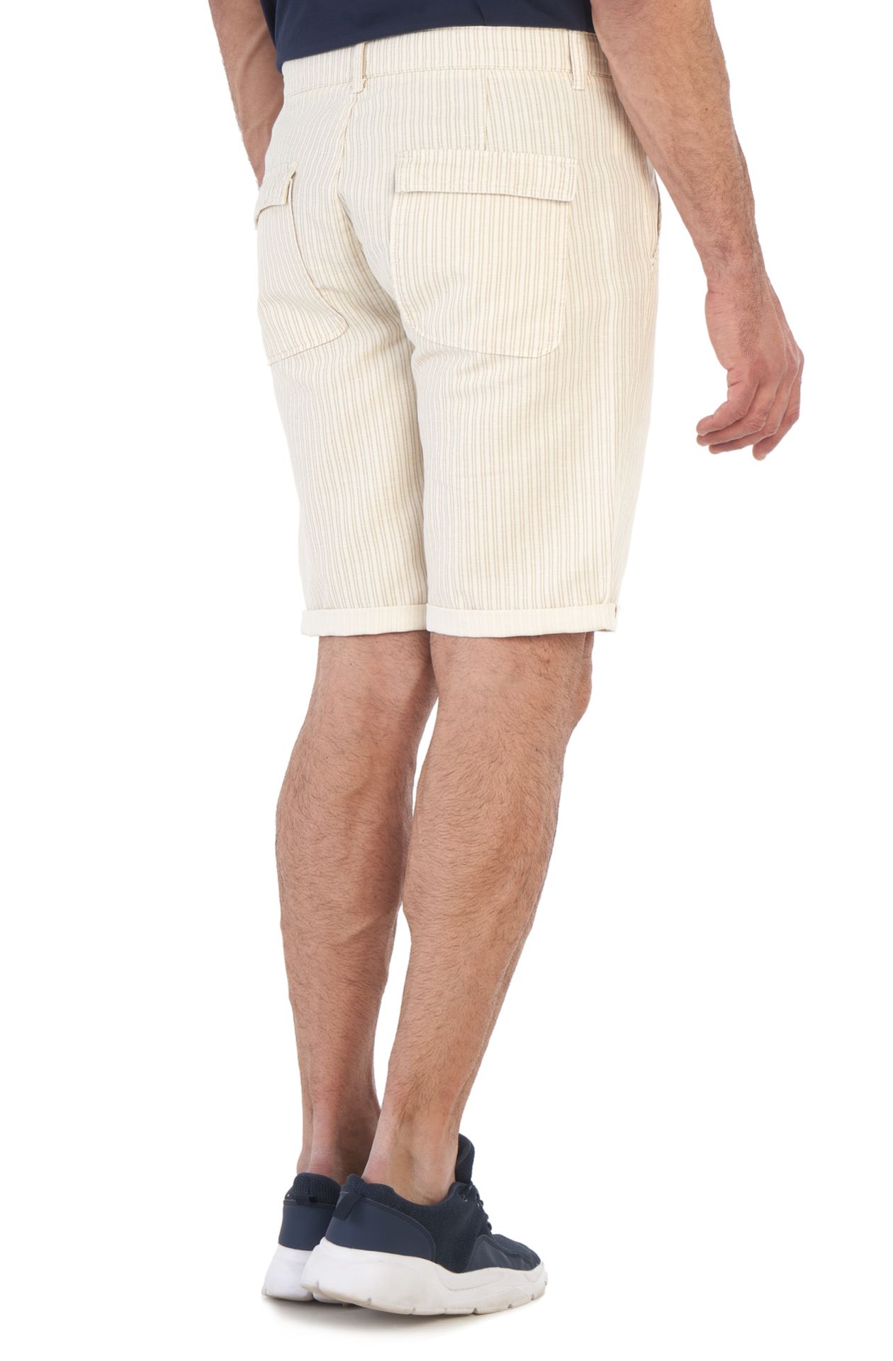 Linen Bermuda shorts