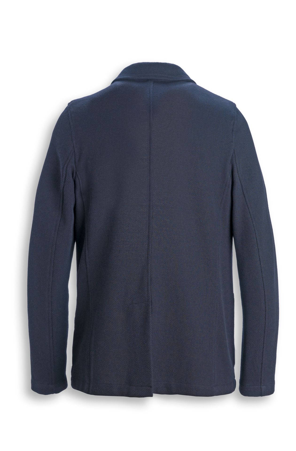 Two-button cotton blend blazer