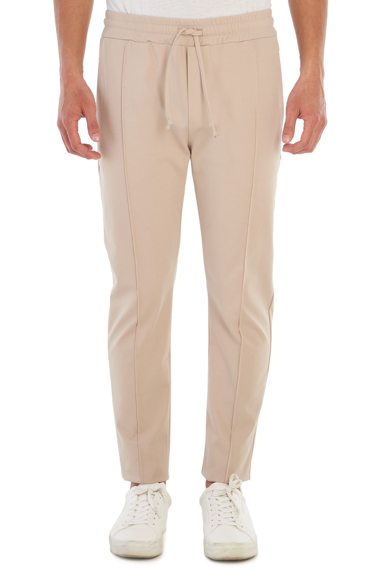 Cotton blend trousers