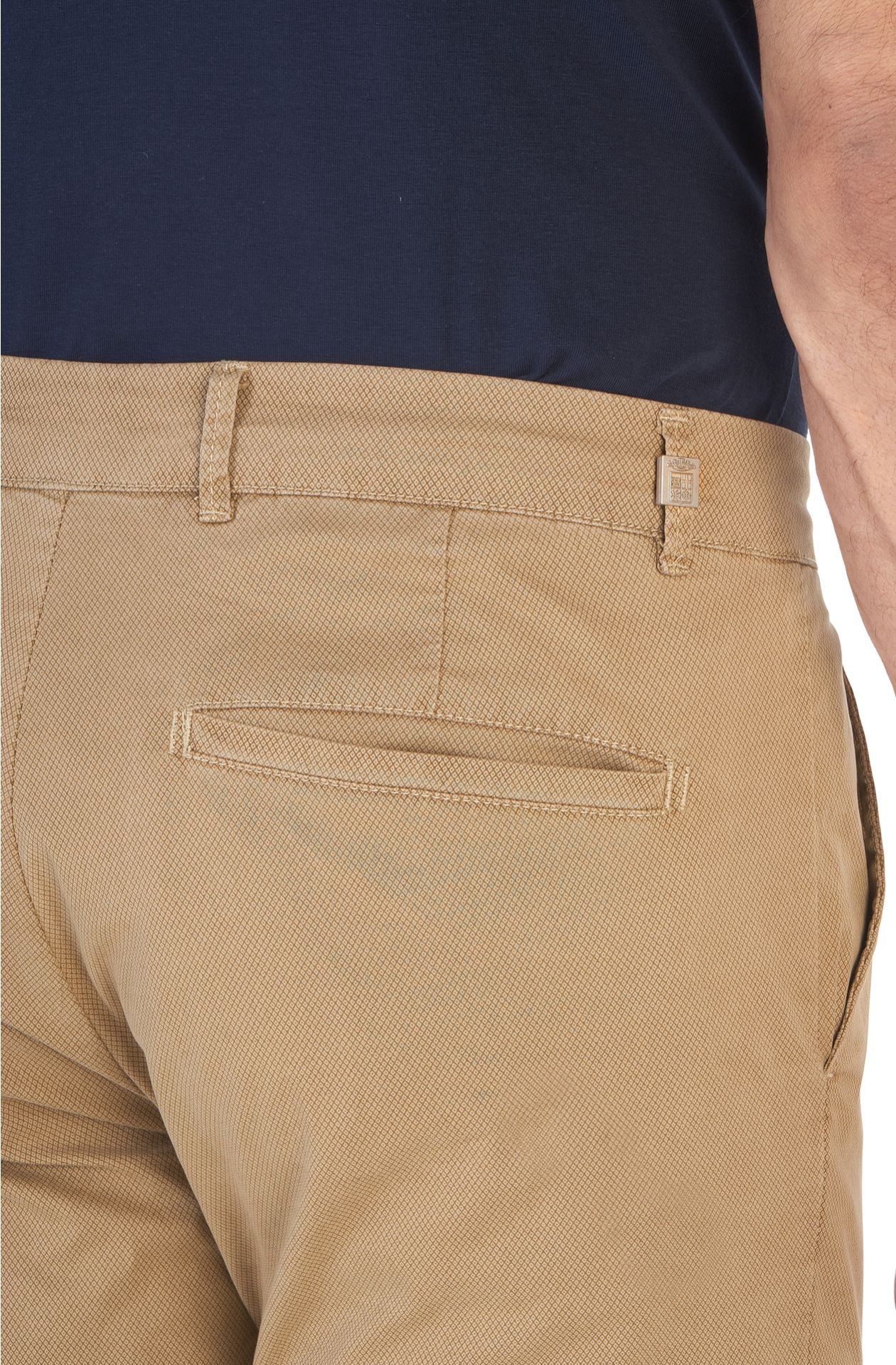 Pantalone cotone slim fit