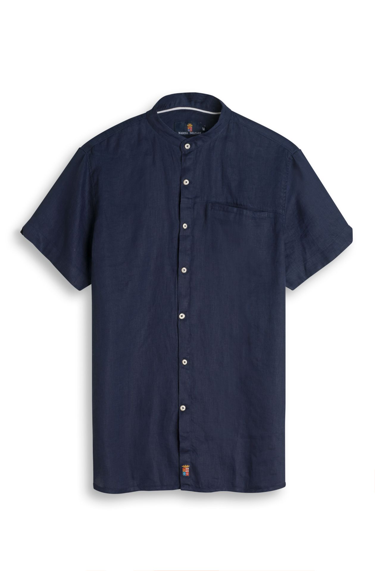 Camicia lino mezza manica
