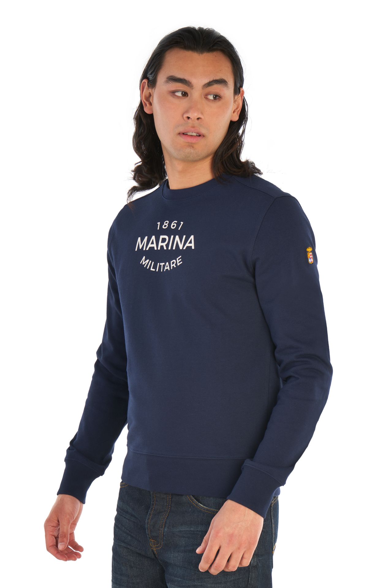 Sudadera cuello redondo