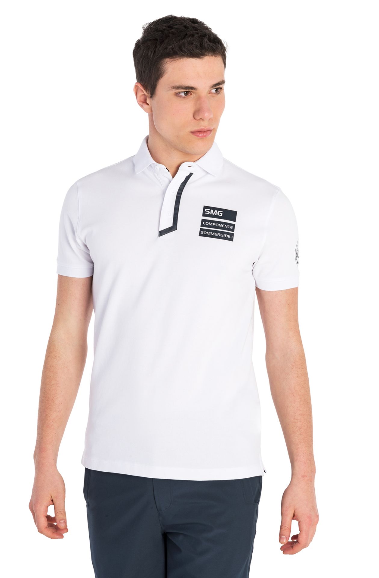 Poloshirt aus Piqué-Baumwolle