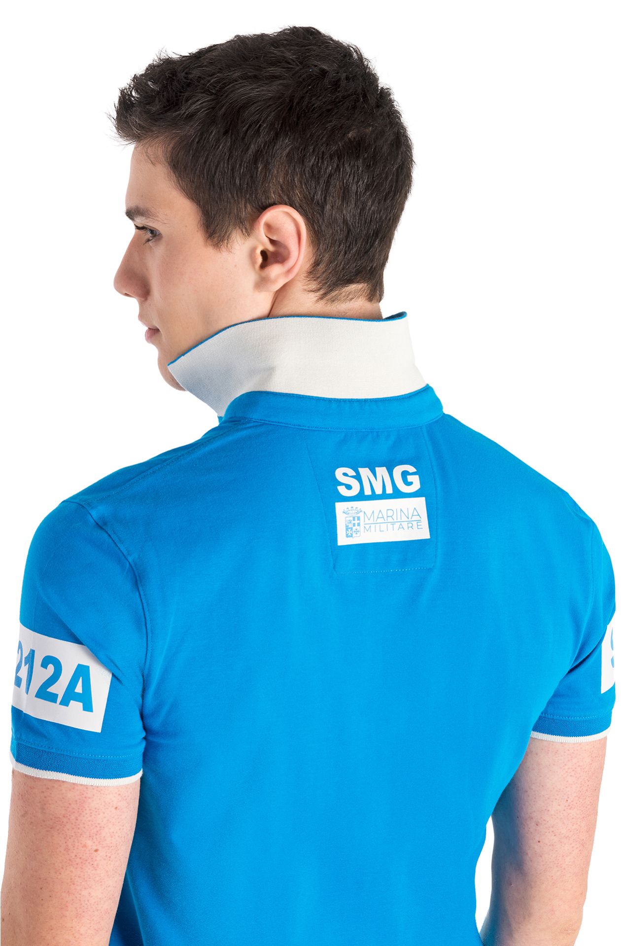 Short sleeve jersey polo shirt