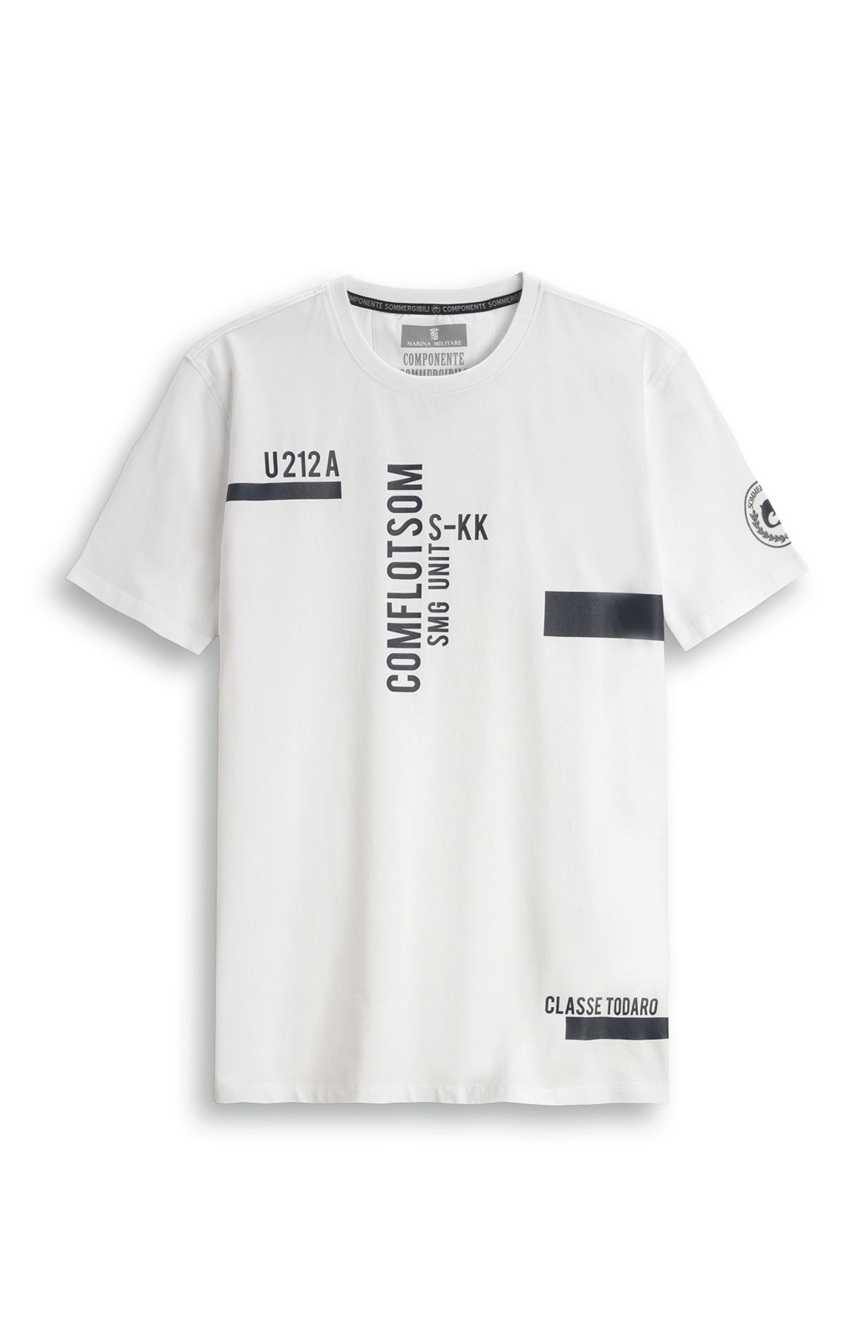 Jersey-T-Shirt mit halben Ärmeln