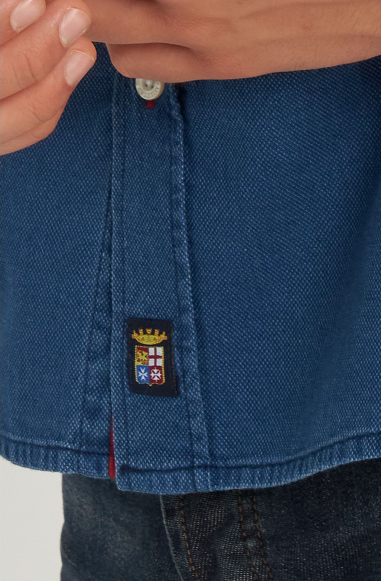 Camisa vaquera de algodón