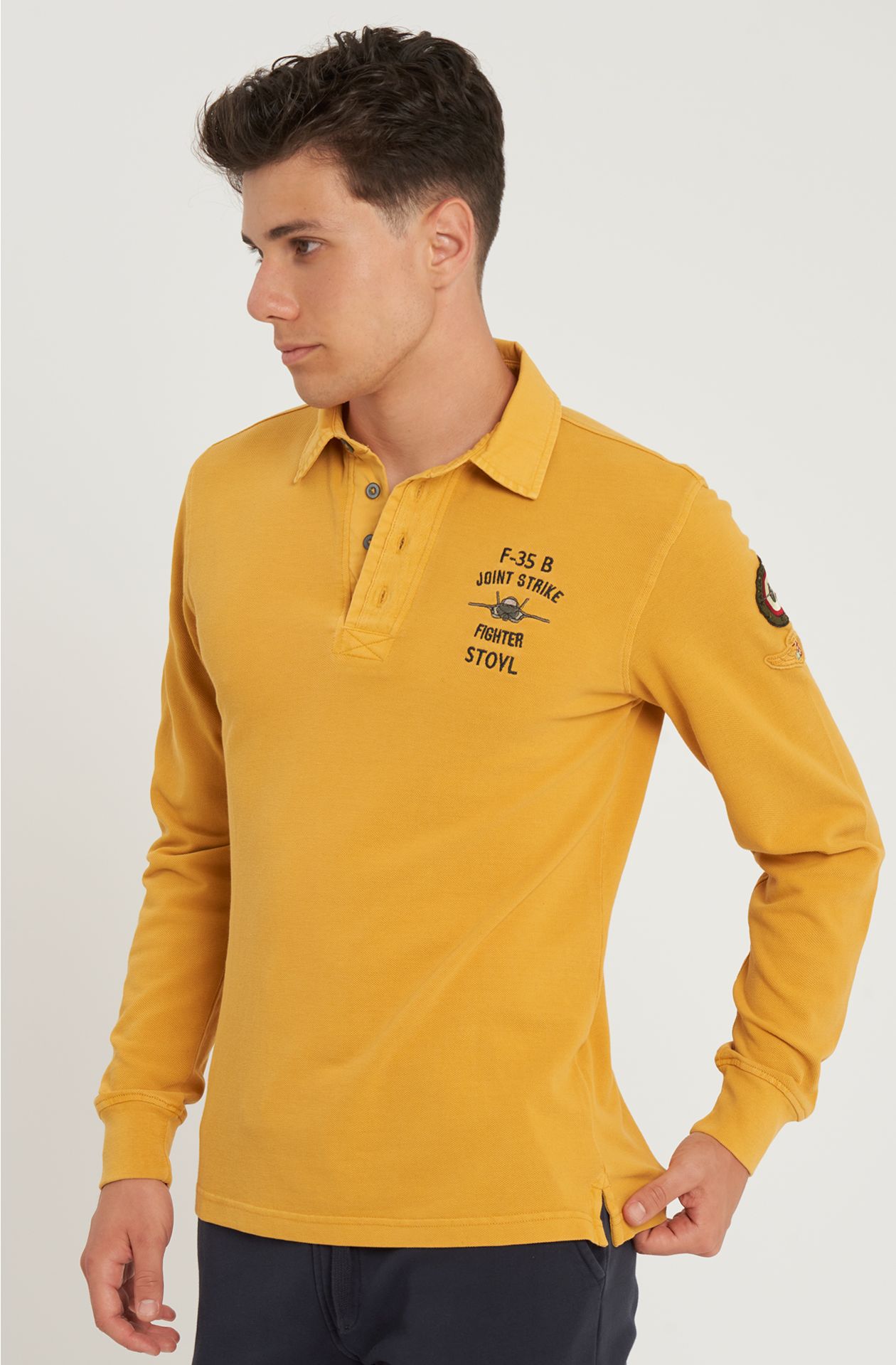 Piqué-Poloshirt aus reiner Baumwolle